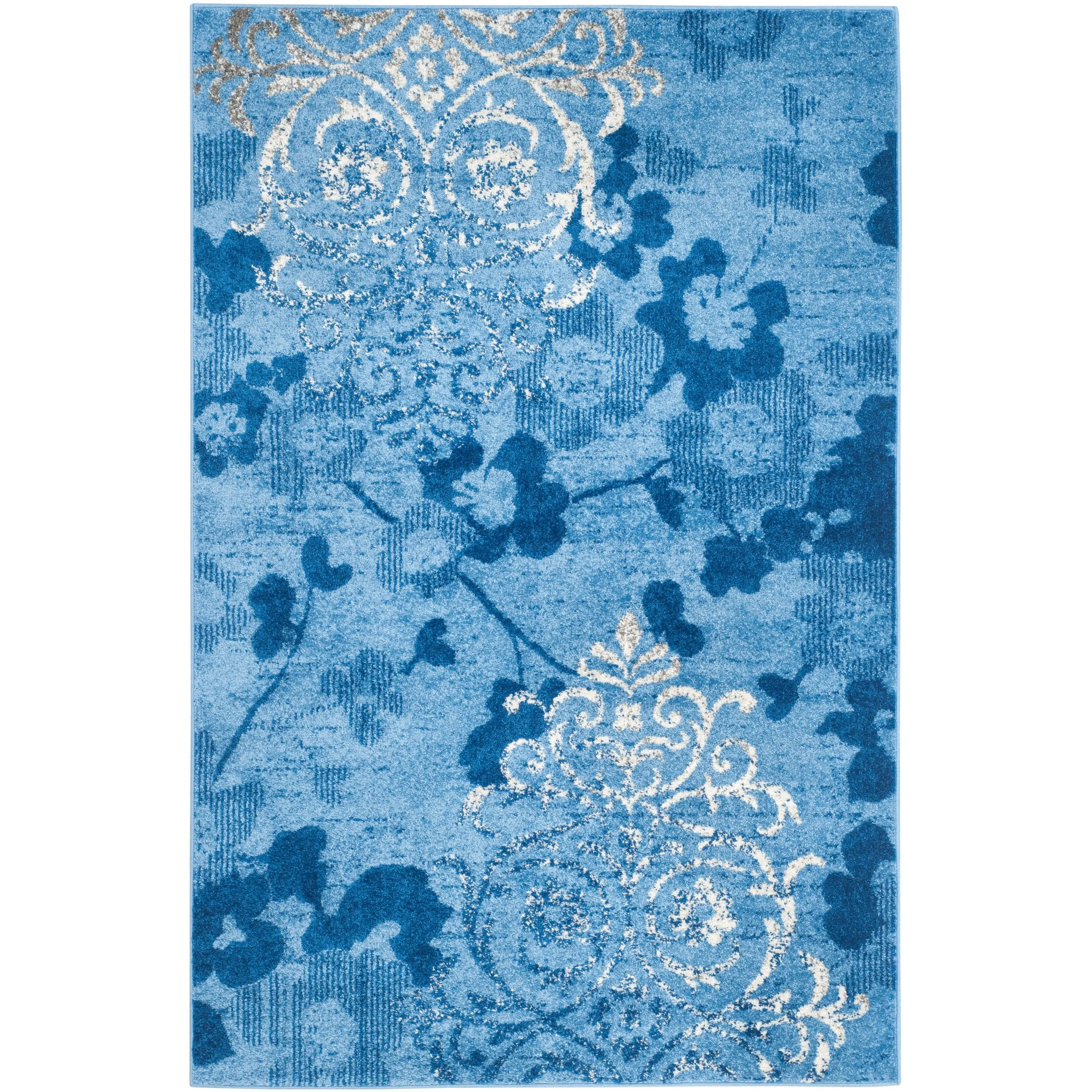 SAFAVIEH. Adirondack Rena Damask Floral Distressed Rug