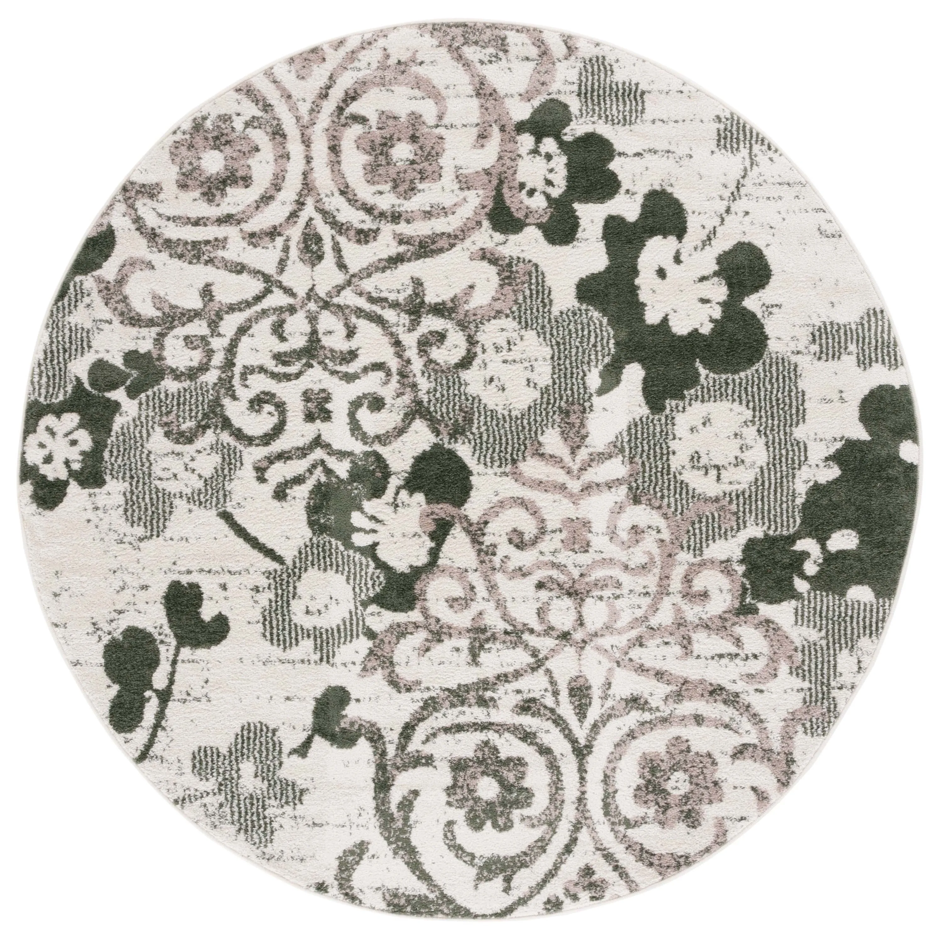 SAFAVIEH. Adirondack Rena Damask Floral Distressed Rug