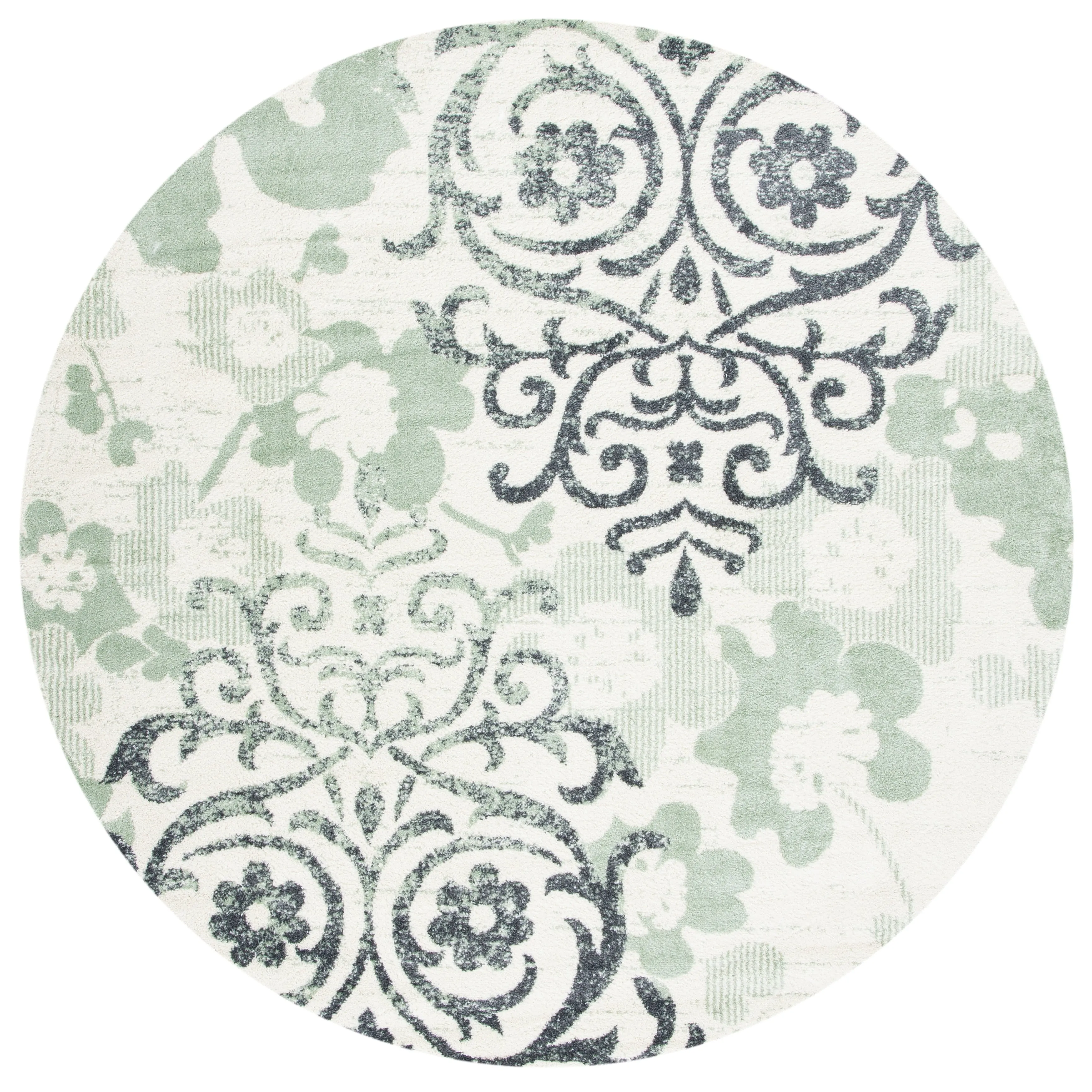 SAFAVIEH. Adirondack Rena Damask Floral Distressed Rug