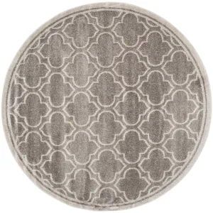 SAFAVIEH Amherst Lyda Modern Rug - Grey/Light Grey - 5' Round