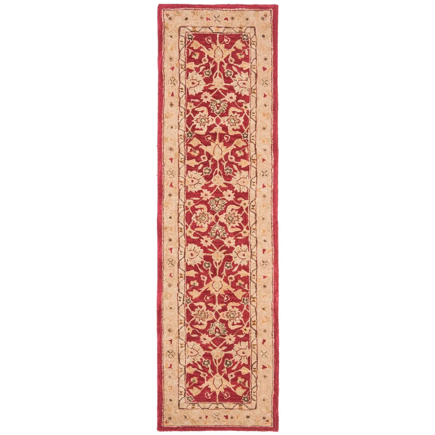 SAFAVIEH Anatolia Karanfila Traditional Oriental Hand-spun Wool Rug