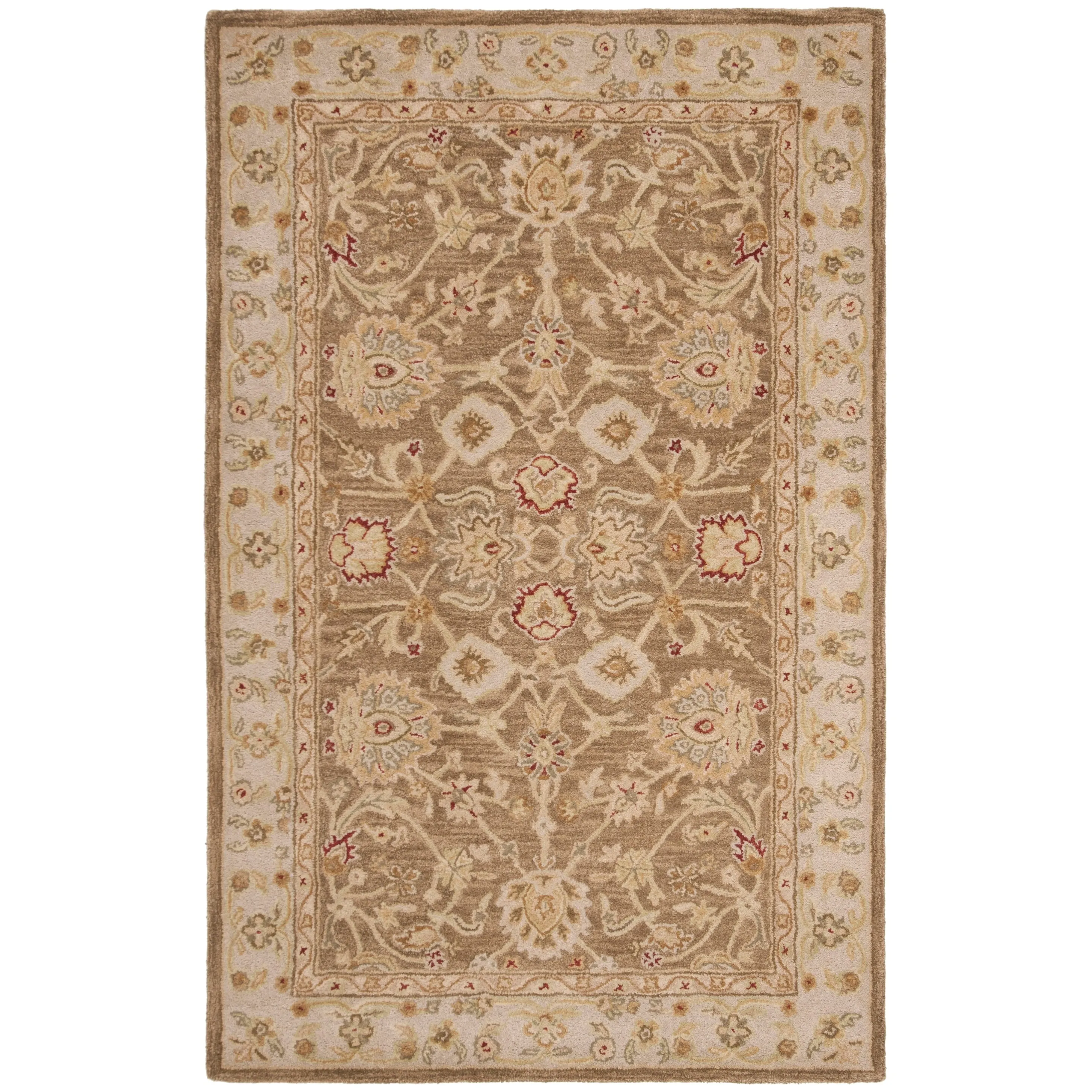 SAFAVIEH Anatolia Karanfila Traditional Oriental Hand-spun Wool Rug