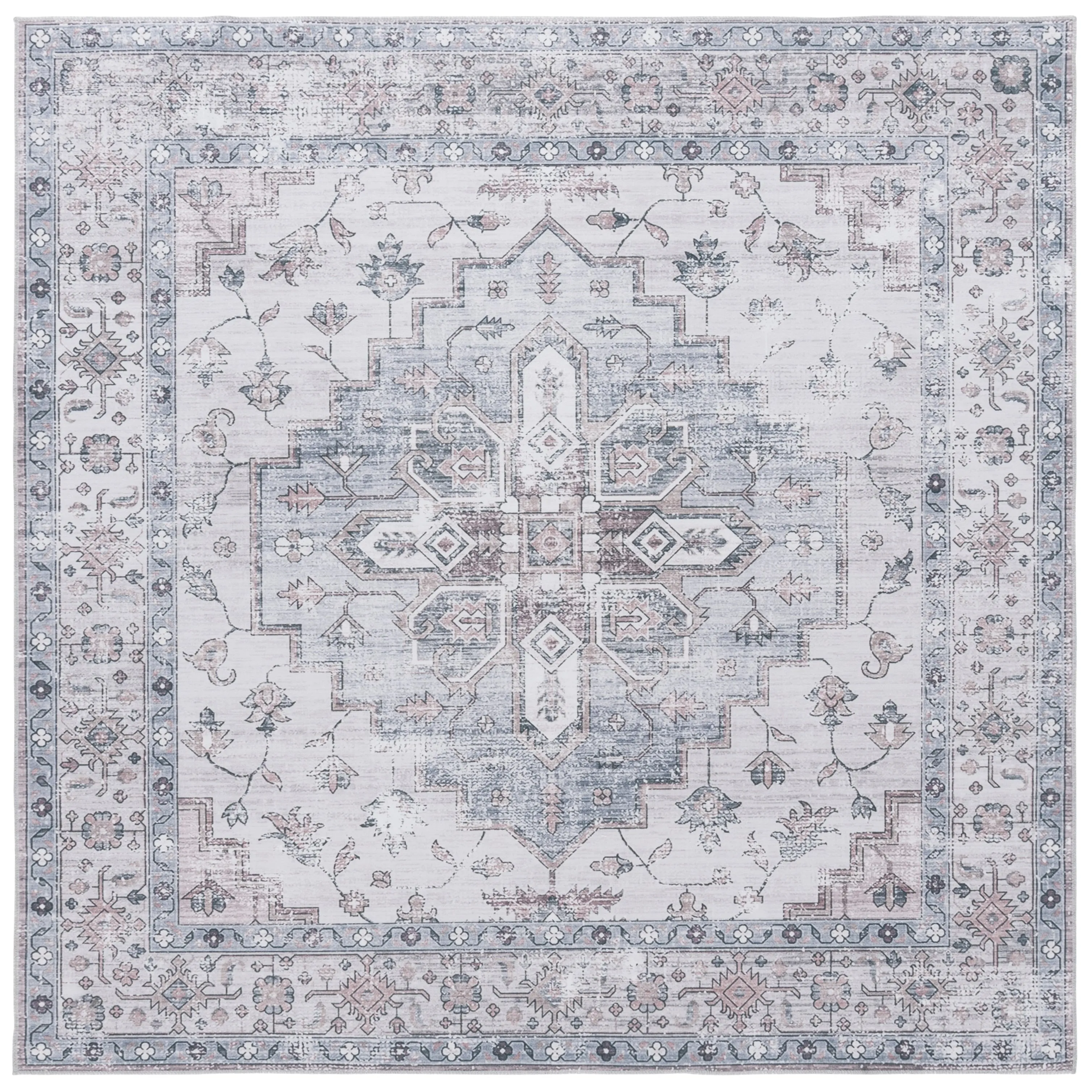 SAFAVIEH Arizona Grytsje Vintage Machine Washable Rug.