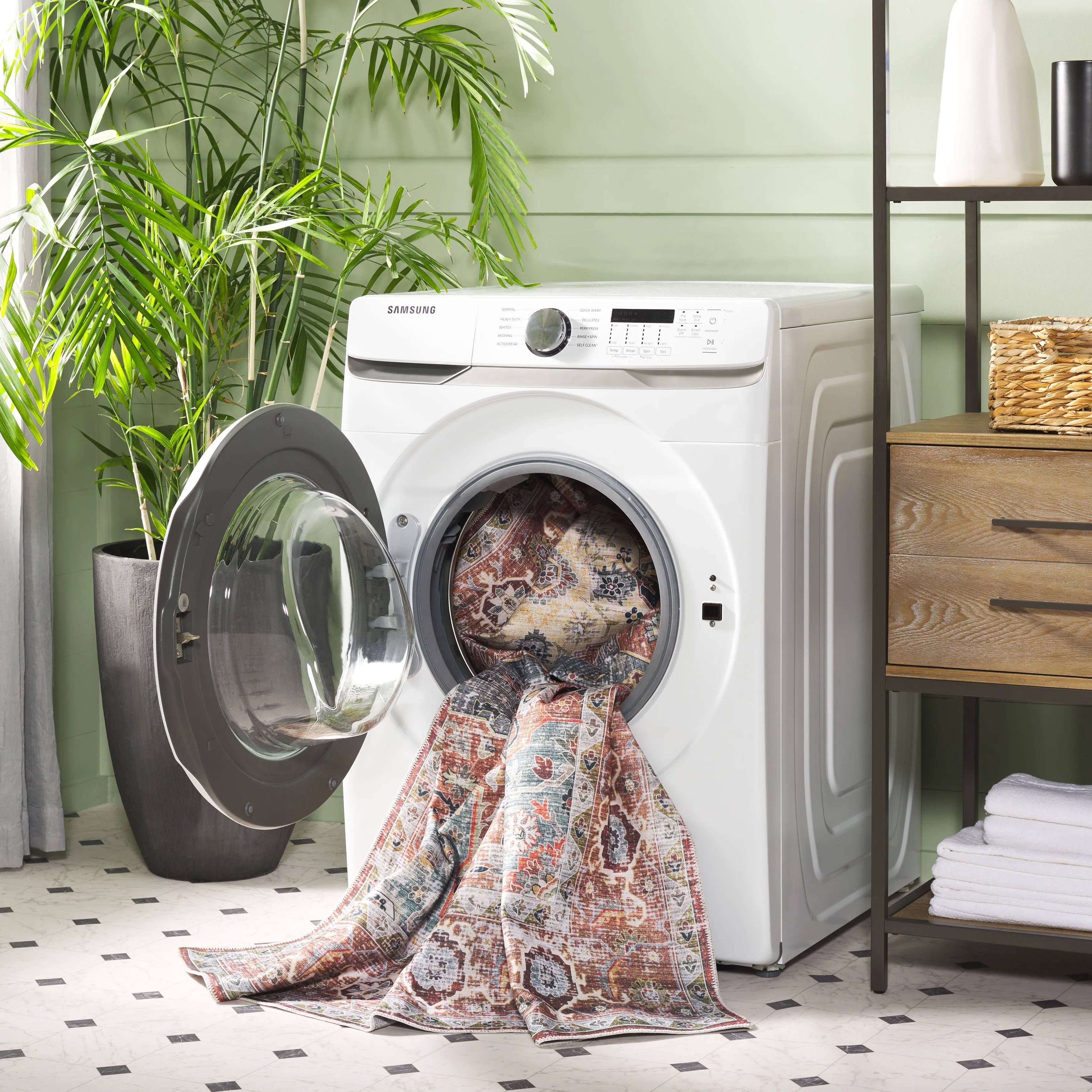 SAFAVIEH Arizona Ketrin Vintage Machine Washable Rug