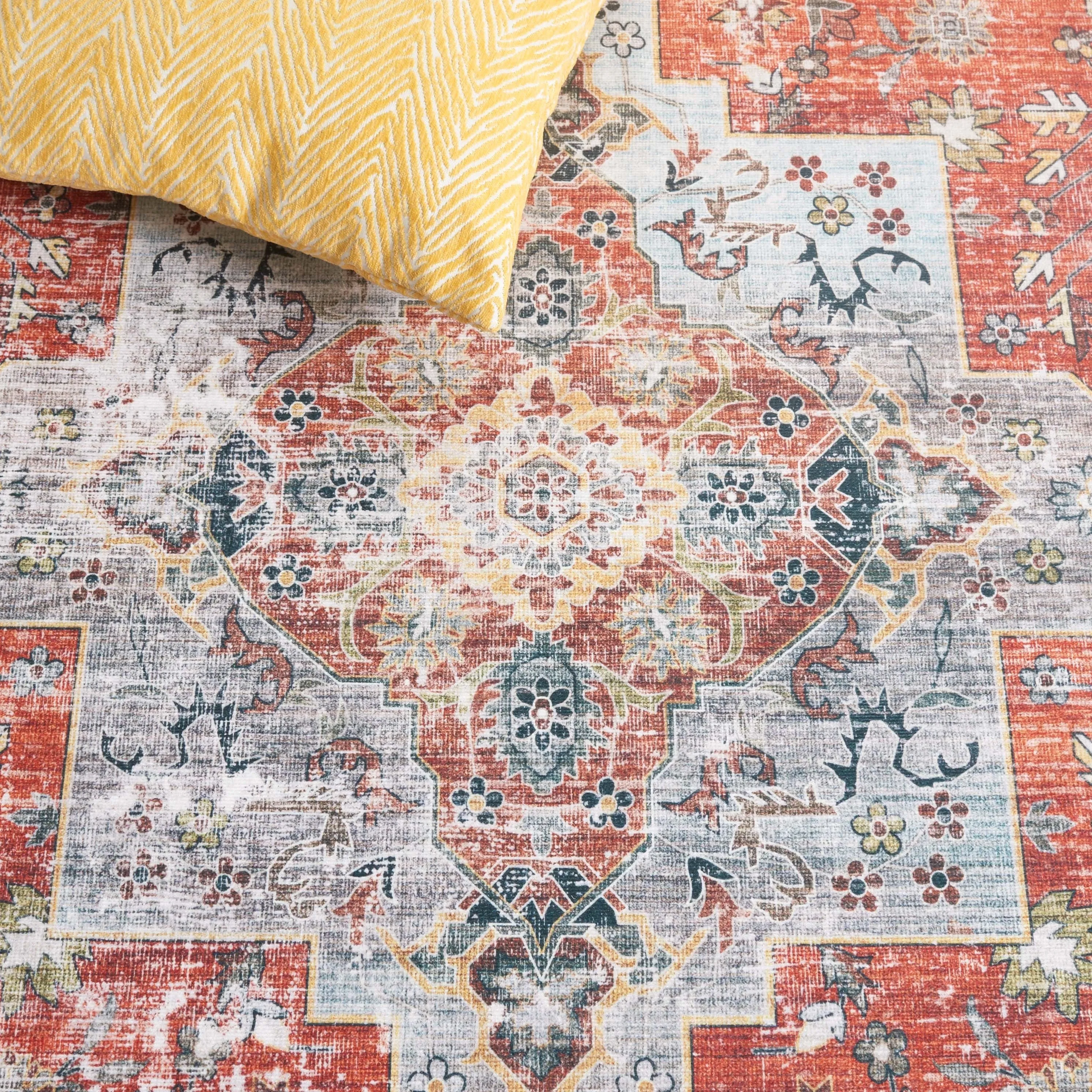 SAFAVIEH Arizona Ketrin Vintage Machine Washable Rug