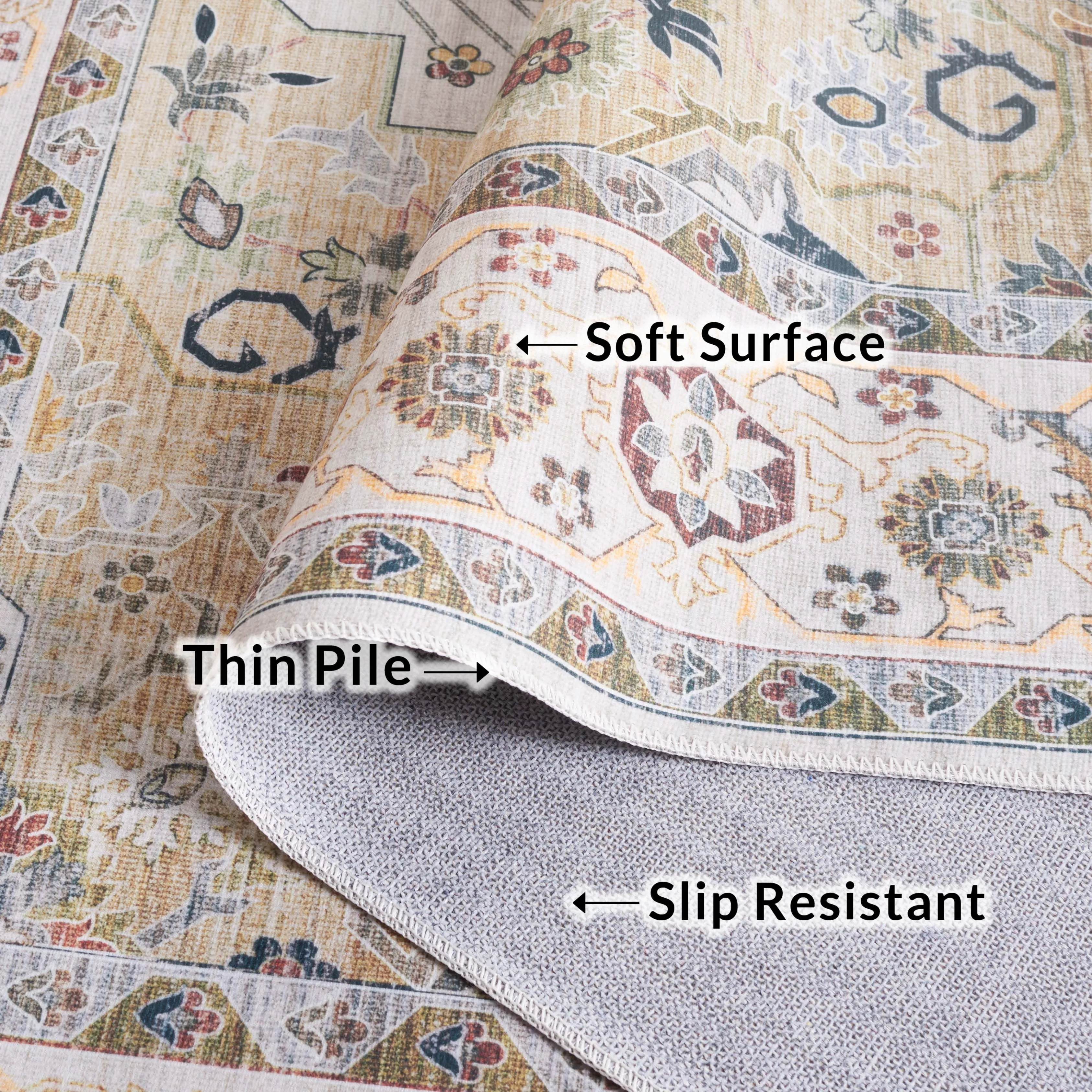 SAFAVIEH Arizona Ketrin Vintage Machine Washable Rug