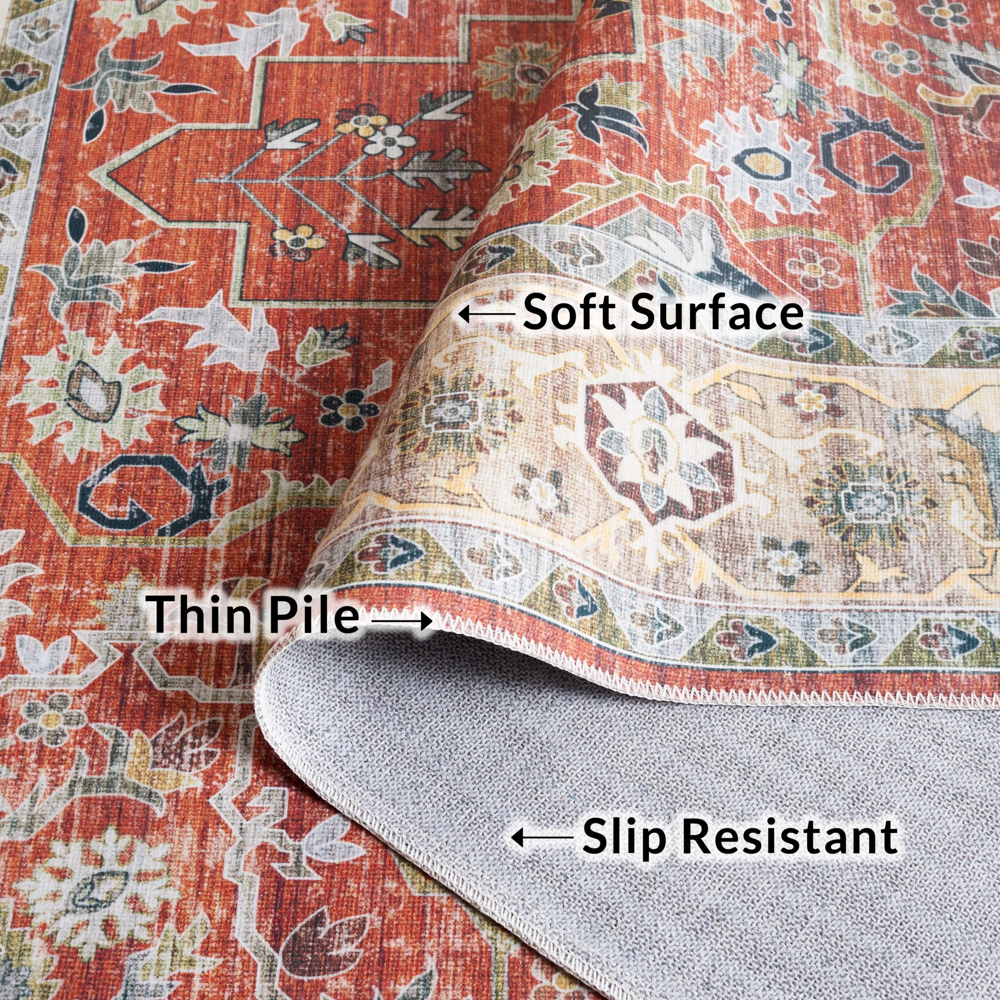 SAFAVIEH Arizona Ketrin Vintage Machine Washable Rug