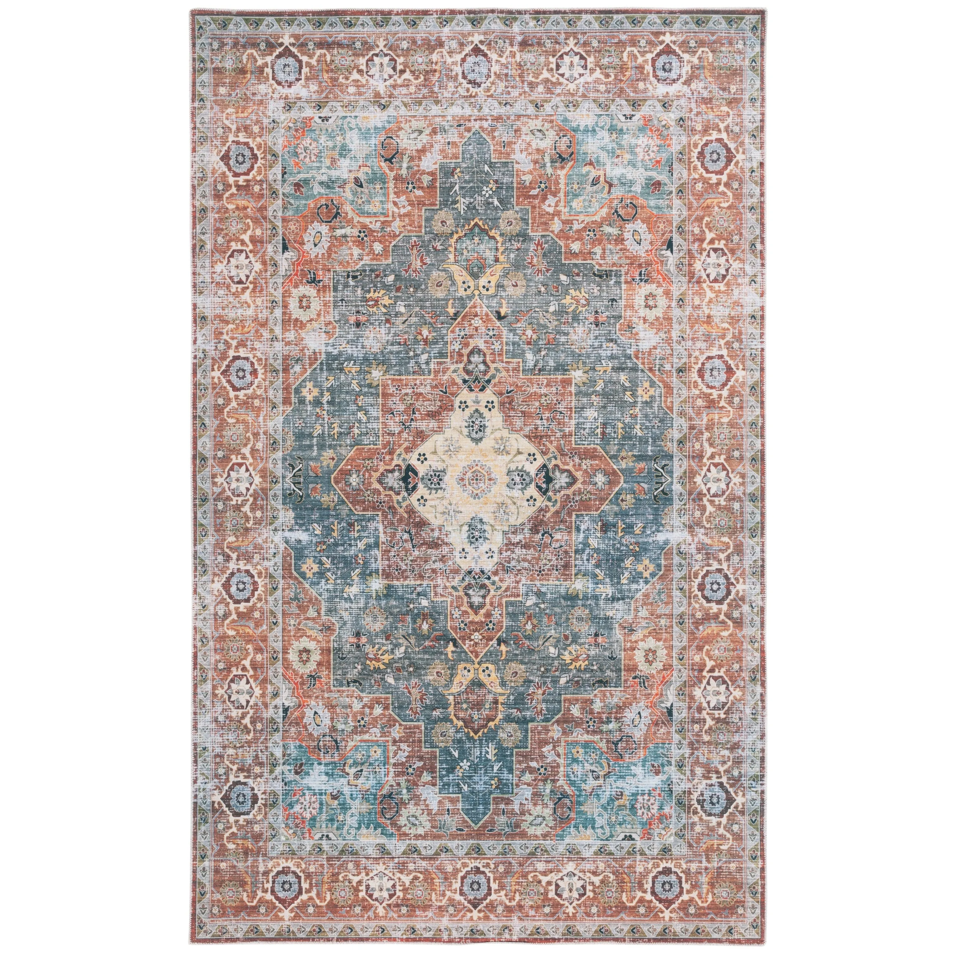 SAFAVIEH Arizona Ketrin Vintage Machine Washable Rug