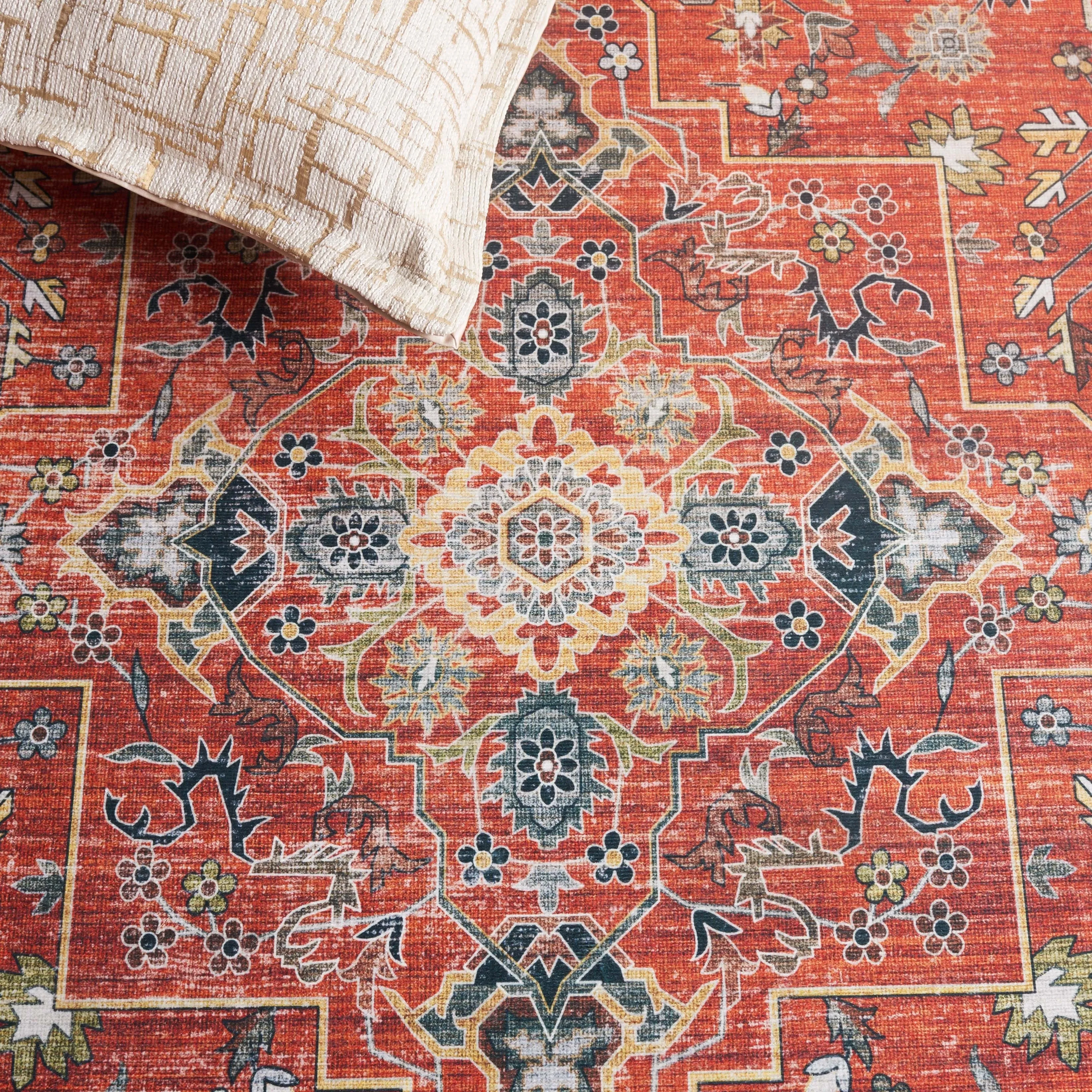 SAFAVIEH Arizona Ketrin Vintage Machine Washable Rug