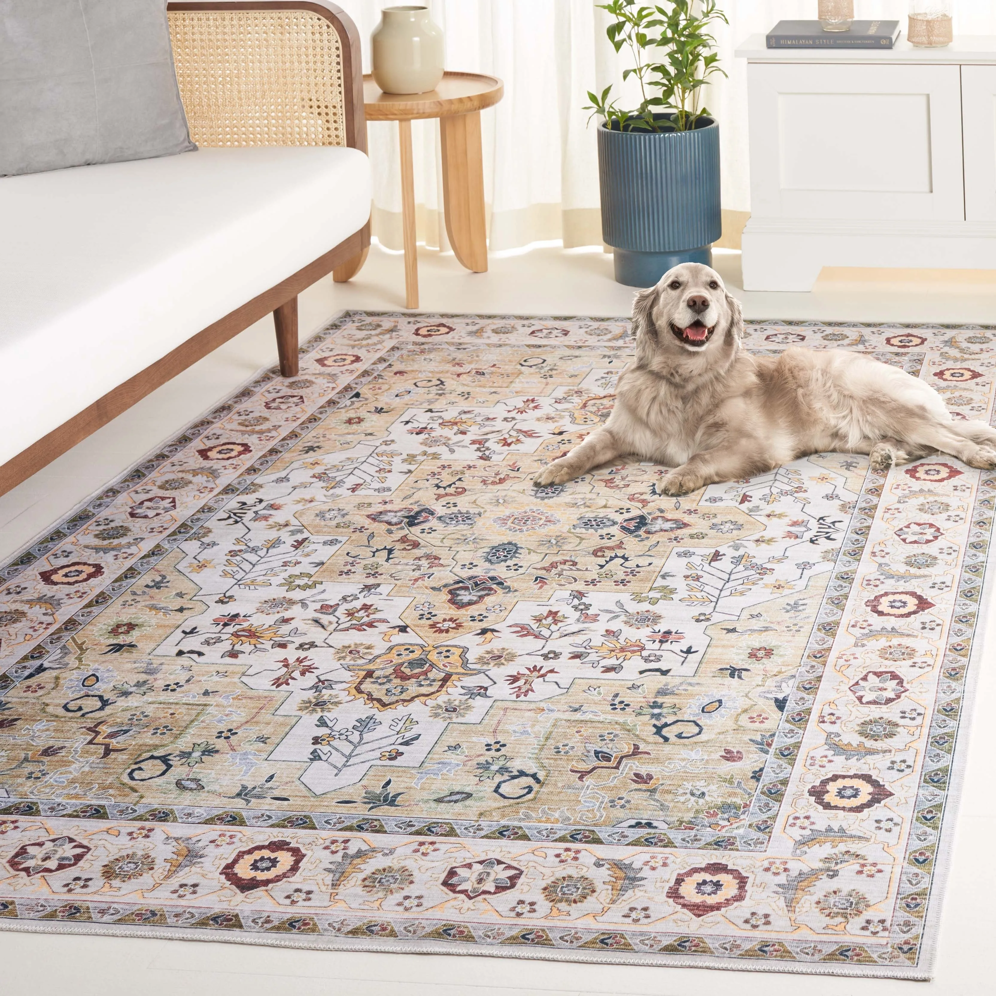 SAFAVIEH Arizona Ketrin Vintage Machine Washable Rug