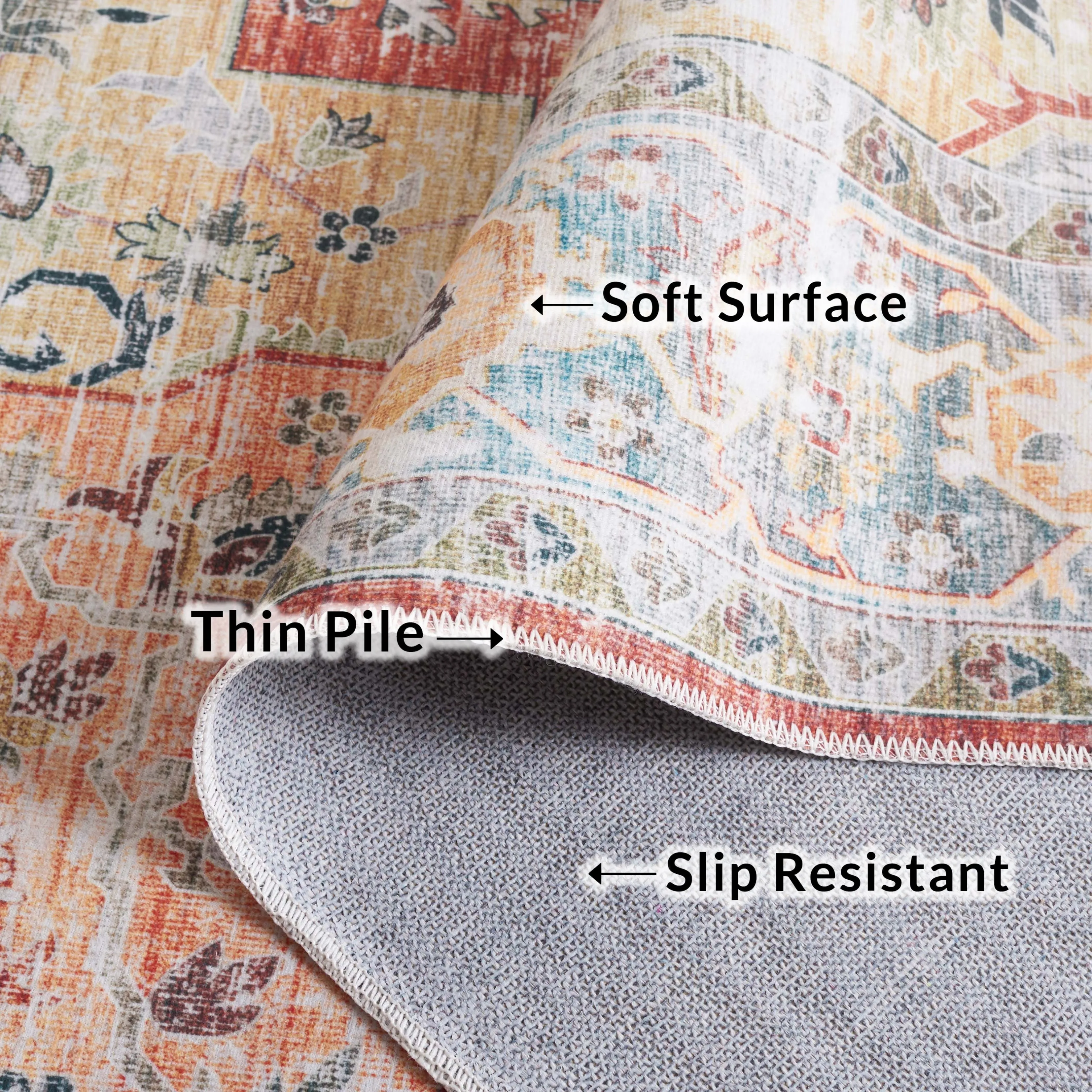 SAFAVIEH Arizona Ketrin Vintage Machine Washable Rug