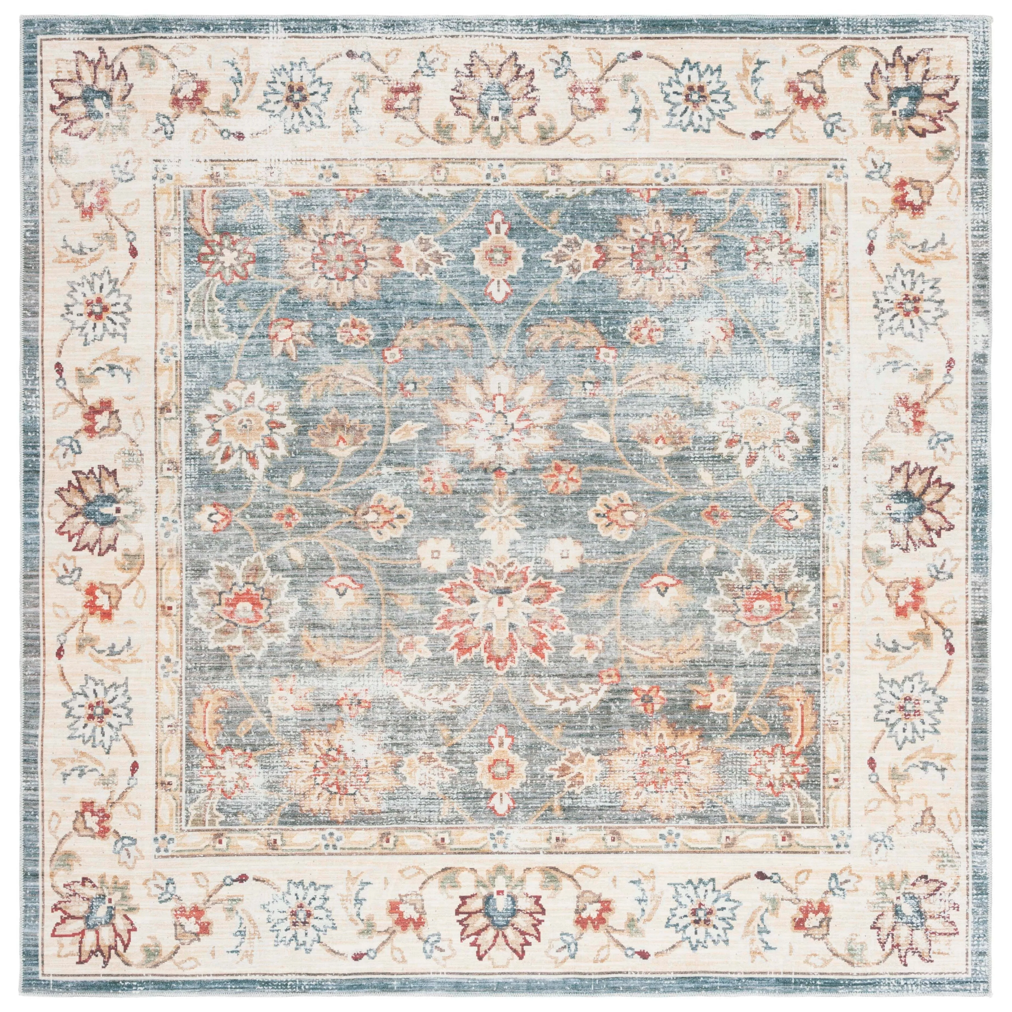 SAFAVIEH Arizona Urmi Machine Washable Slip Resistant Vintage Oriental