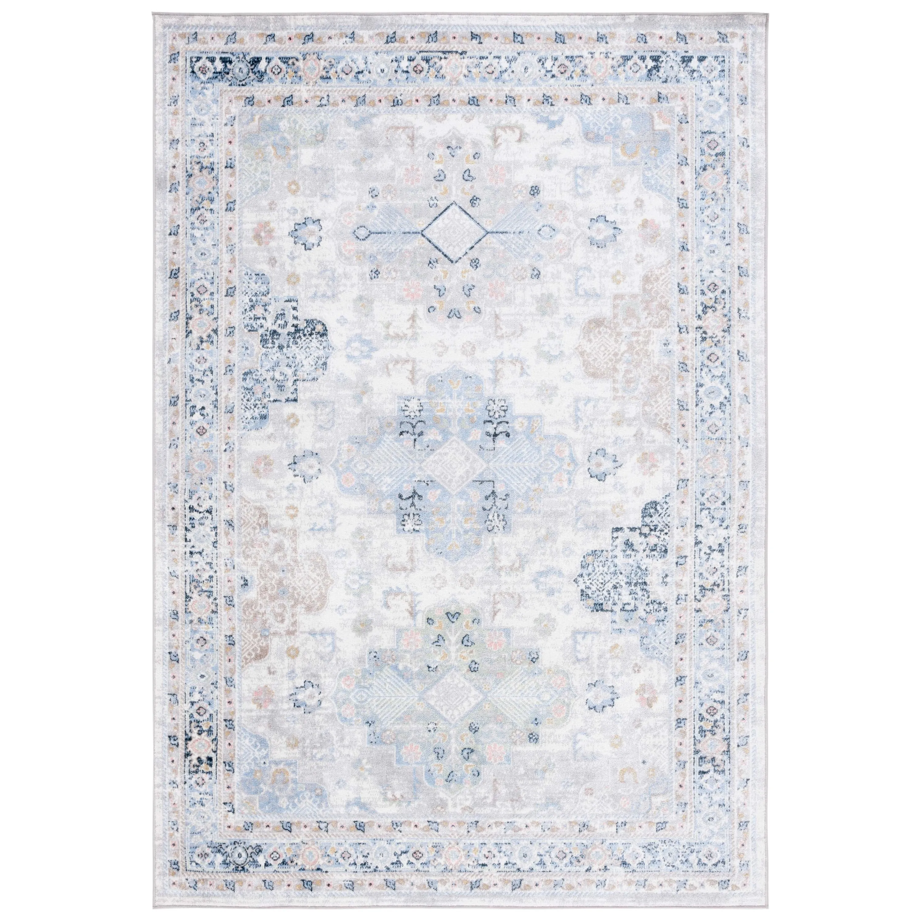 SAFAVIEH Bayside Machine Washable Selamet Oriental Rug