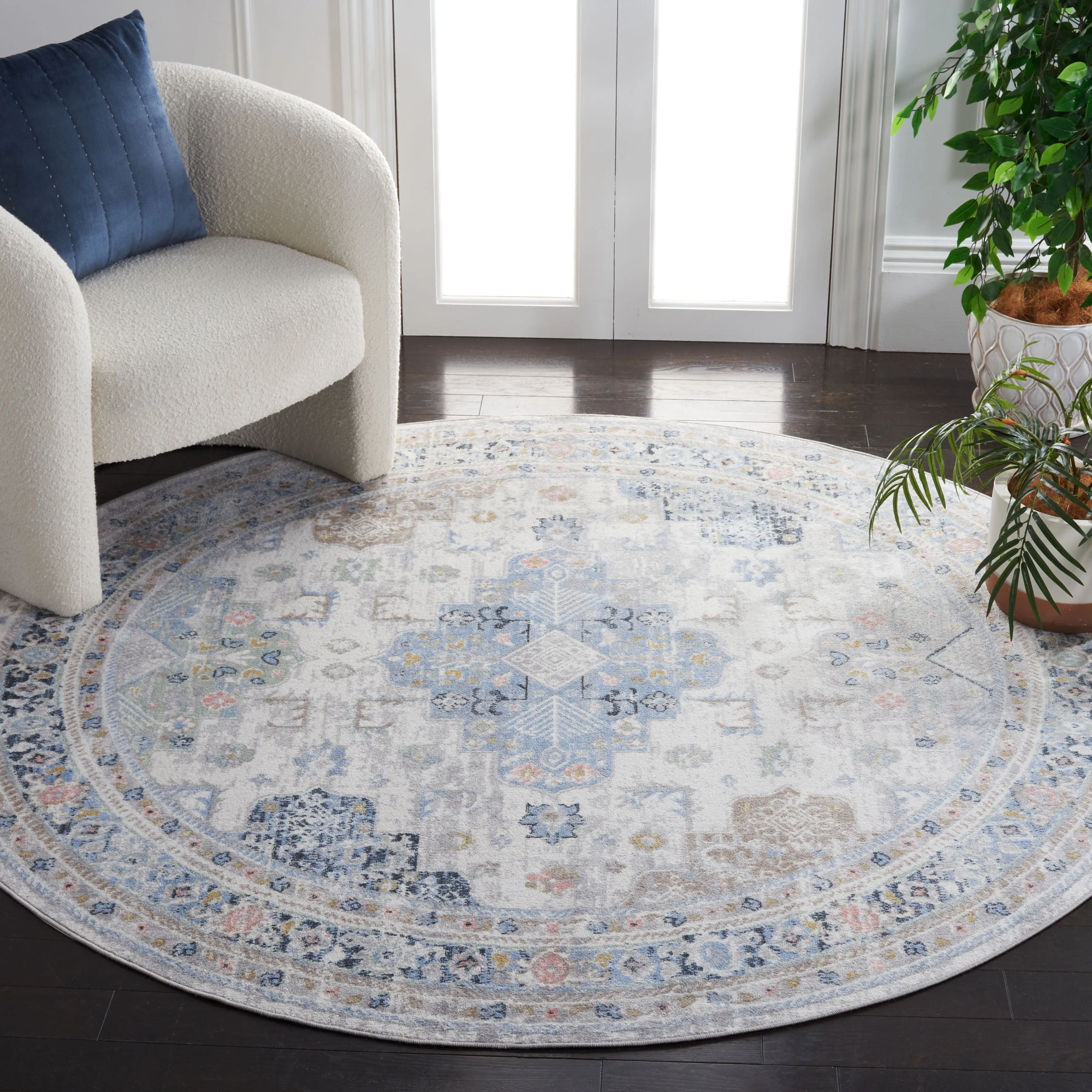 SAFAVIEH Bayside Machine Washable Selamet Oriental Rug