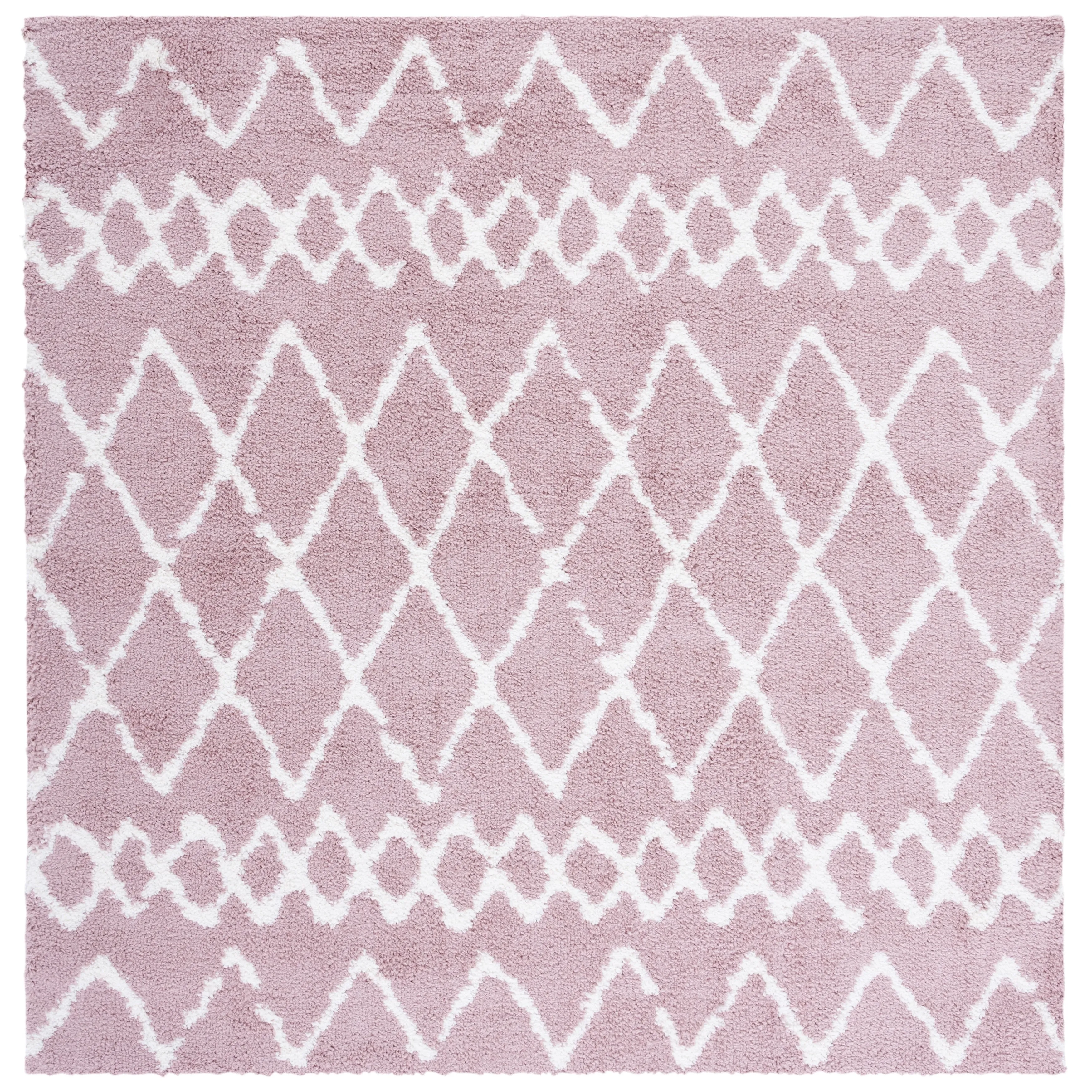 SAFAVIEH Berber Shag Ilmie Light Grey/Cream Rug