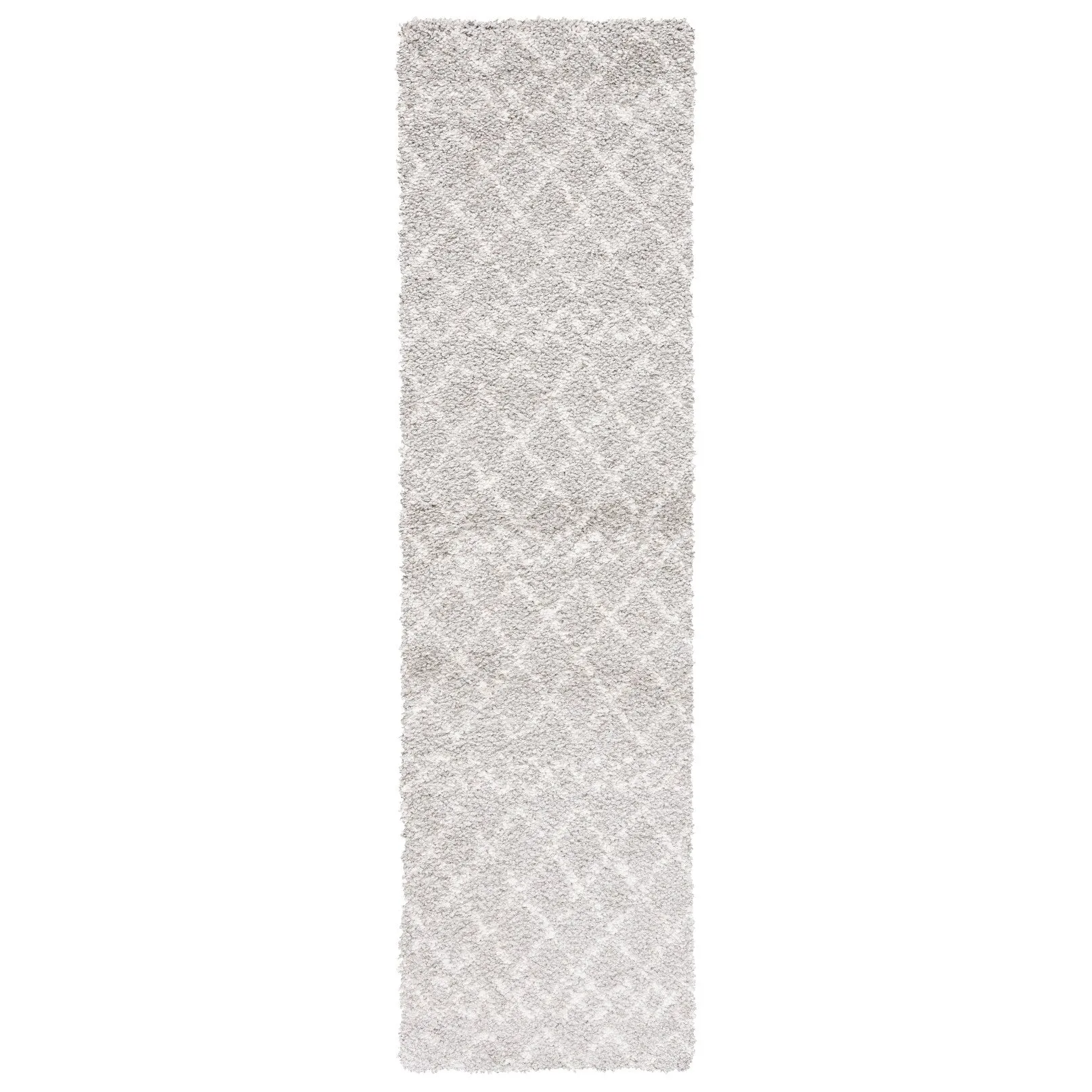 SAFAVIEH Berber Shag Ilmie Light Grey/Cream Rug
