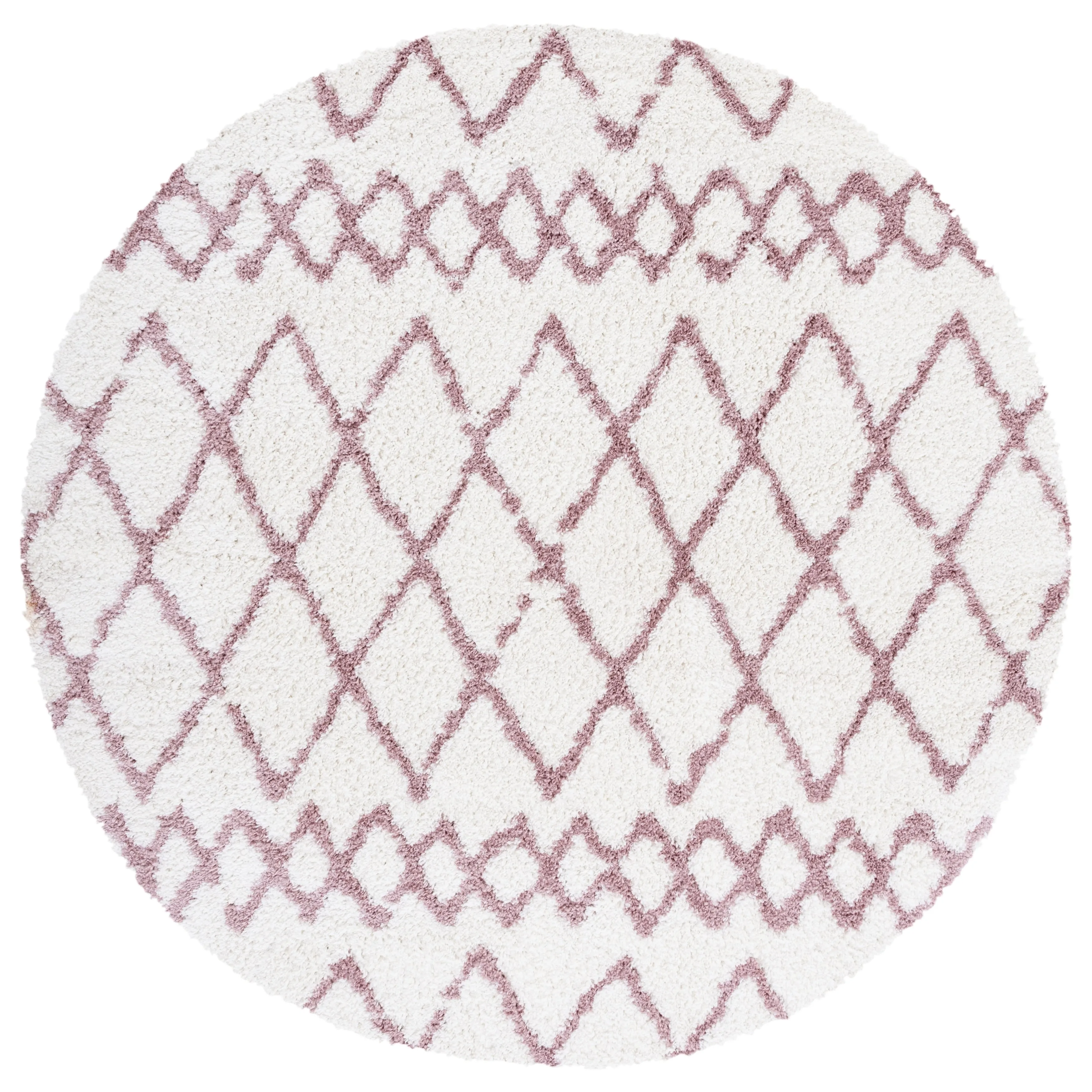 SAFAVIEH Berber Shag Ilmie Light Grey/Cream Rug