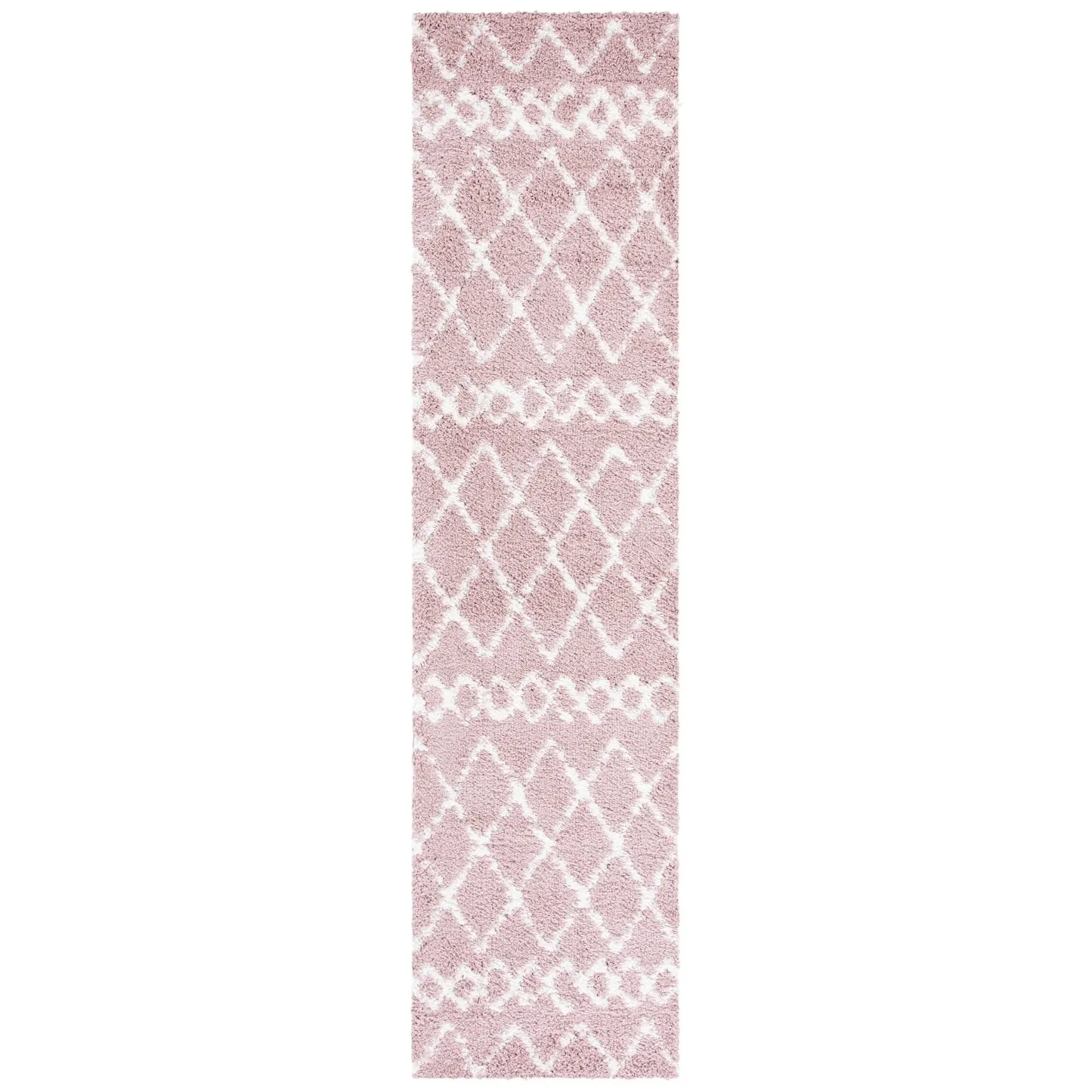 SAFAVIEH Berber Shag Ilmie Light Grey/Cream Rug