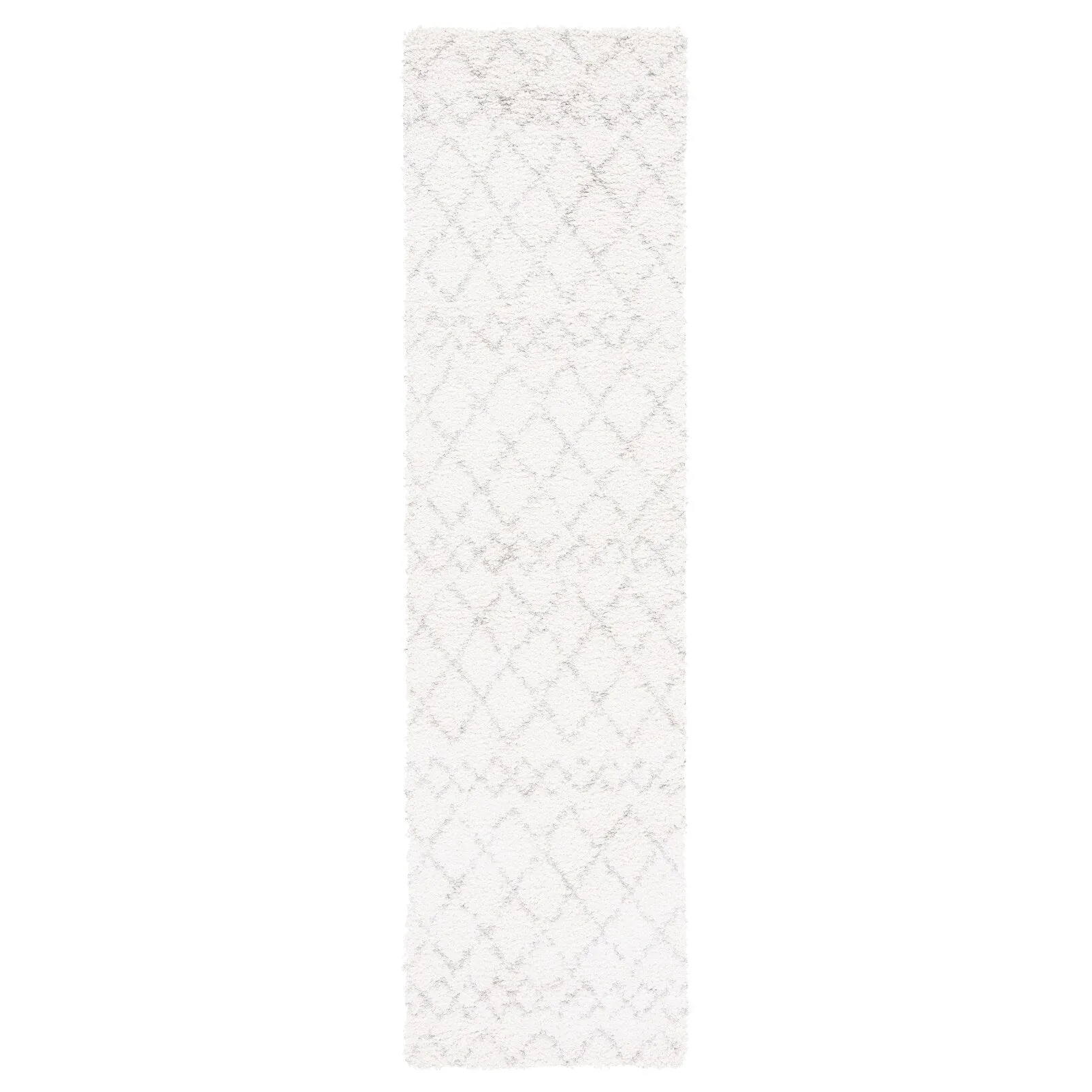 SAFAVIEH Berber Shag Ilmie Light Grey/Cream Rug