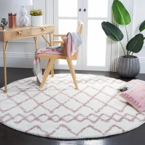 SAFAVIEH Berber Shag Ilmie Light Grey/Cream Rug