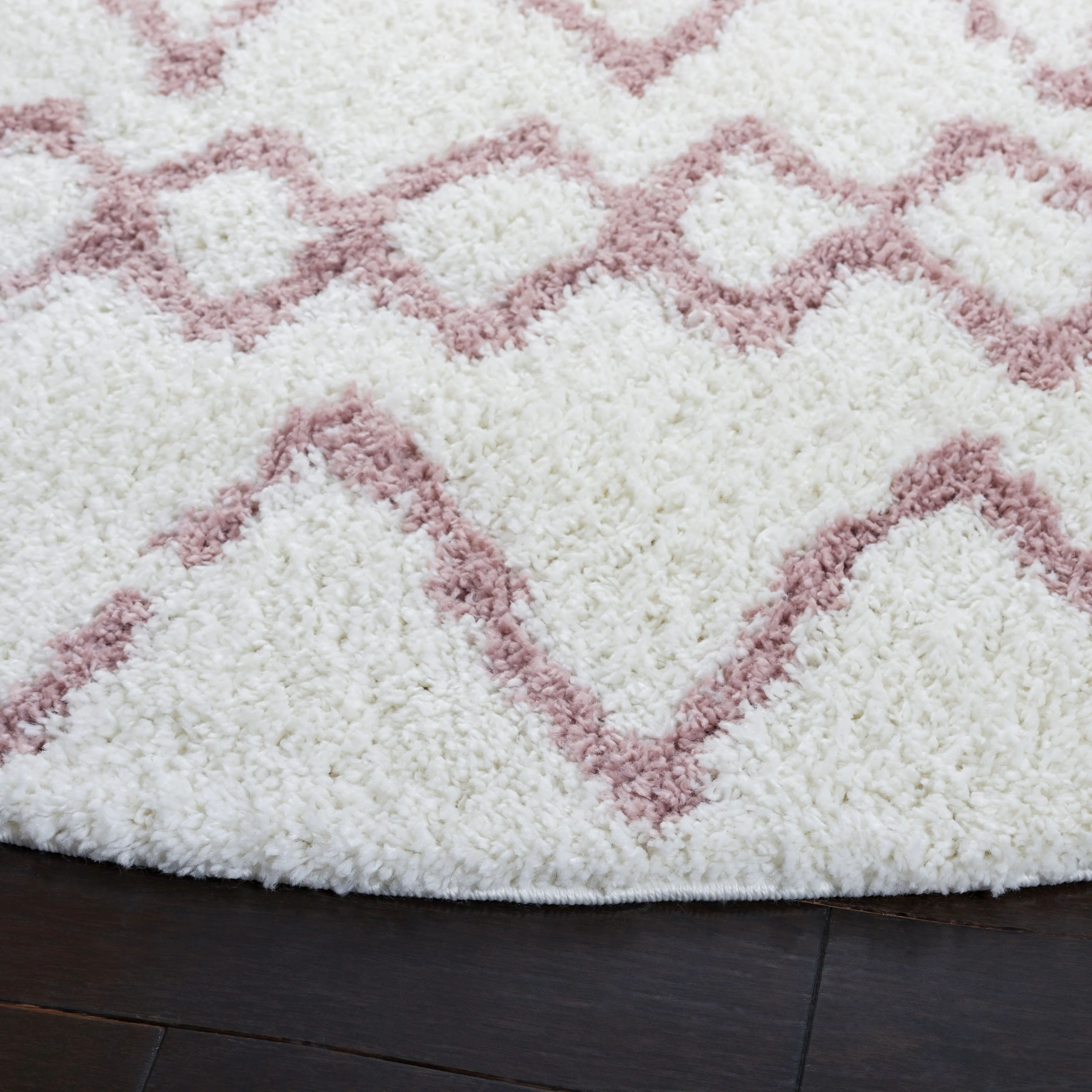 SAFAVIEH Berber Shag Ilmie Light Grey/Cream Rug