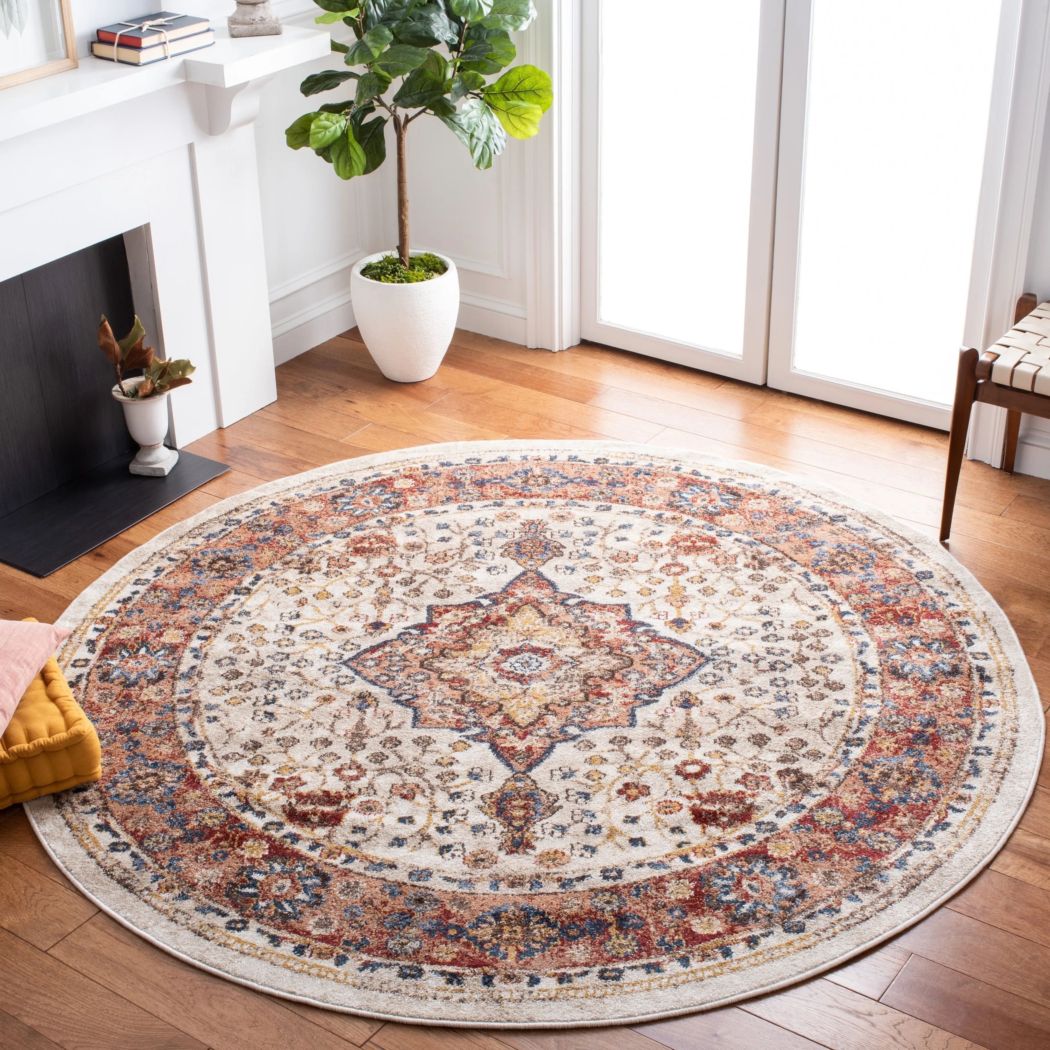 SAFAVIEH. Bijar Victorita Traditional Oriental Medallion Rug