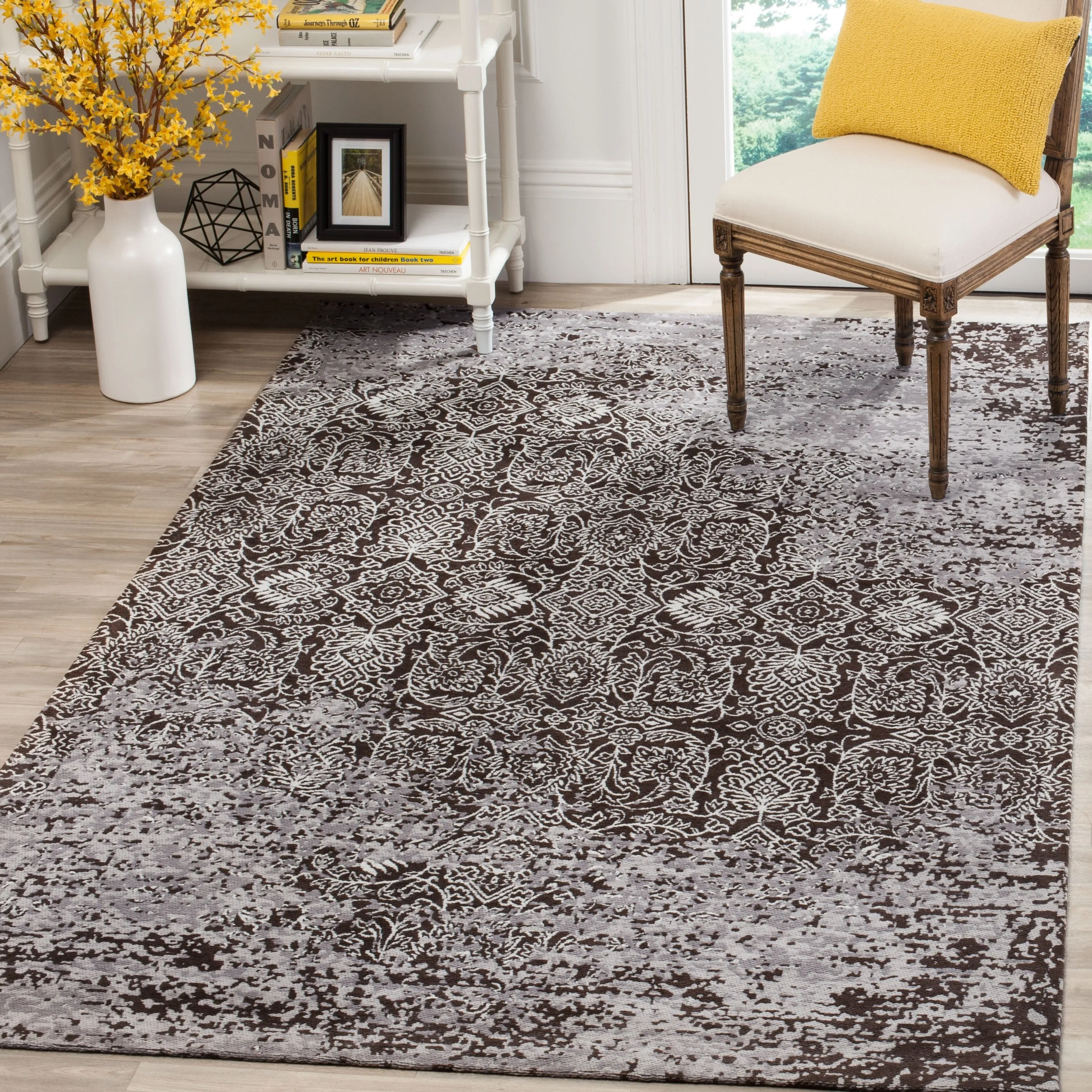SAFAVIEH Classic Vintage Boho Justi Distressed Oriental Cotton Rug