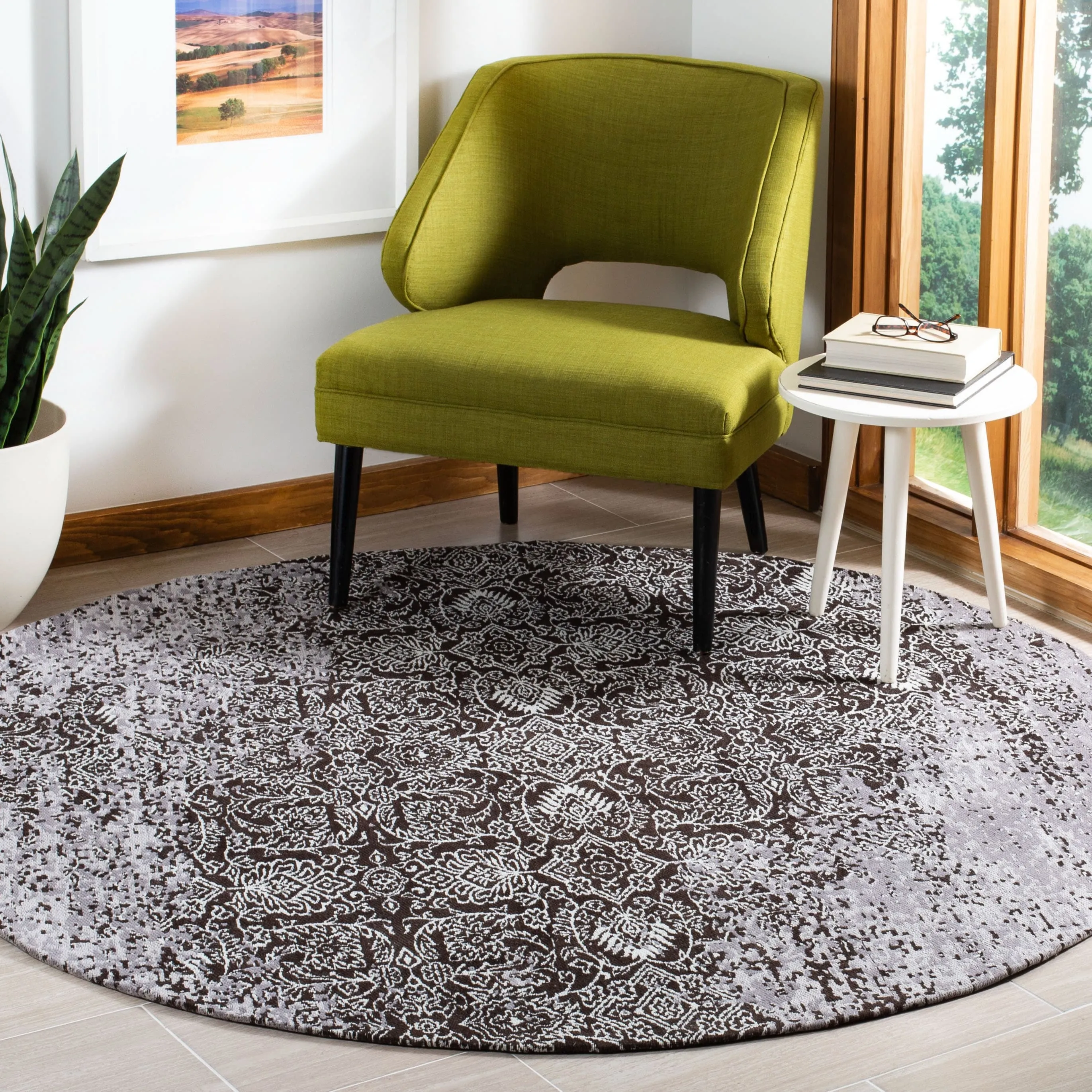 SAFAVIEH Classic Vintage Boho Justi Distressed Oriental Cotton Rug