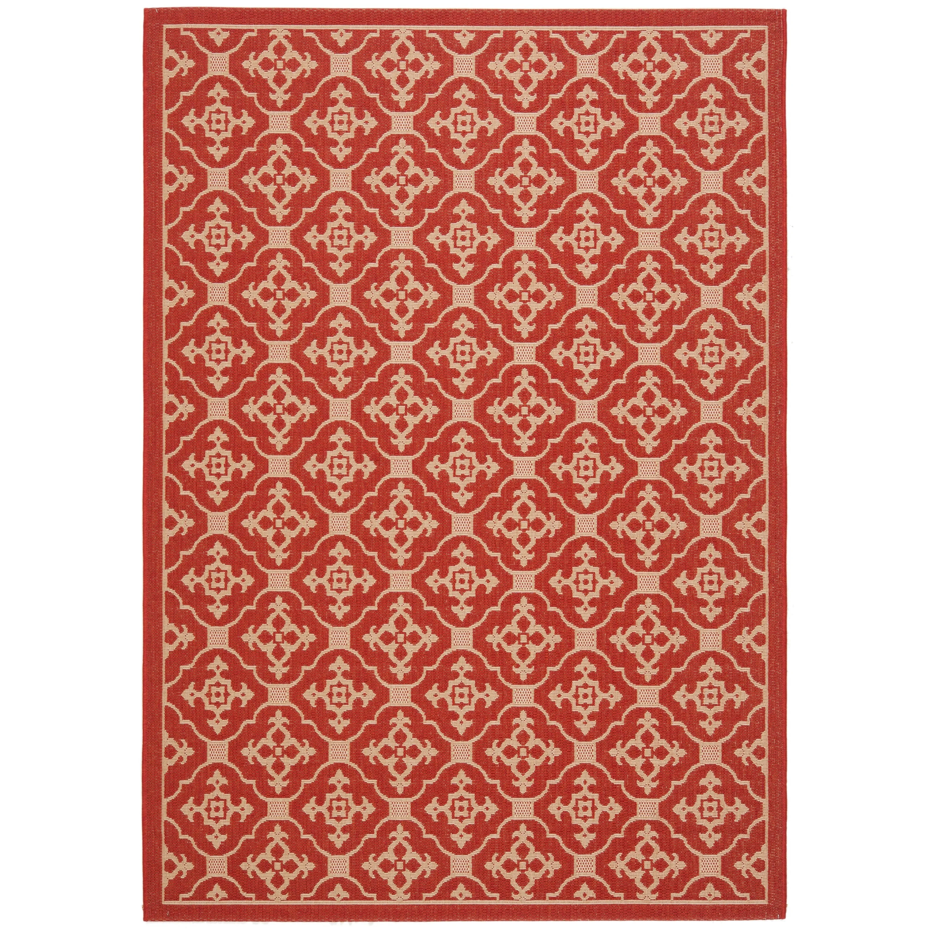 SAFAVIEH Courtyard Birgul Indoor/ Outdoor Waterproof Patio Backyard Rug