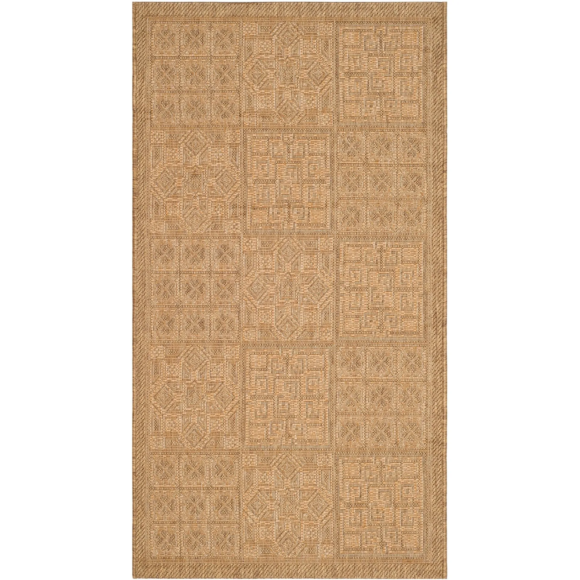 SAFAVIEH Courtyard Syeda Indoor/ Outdoor Waterproof Patio Backyard Rug