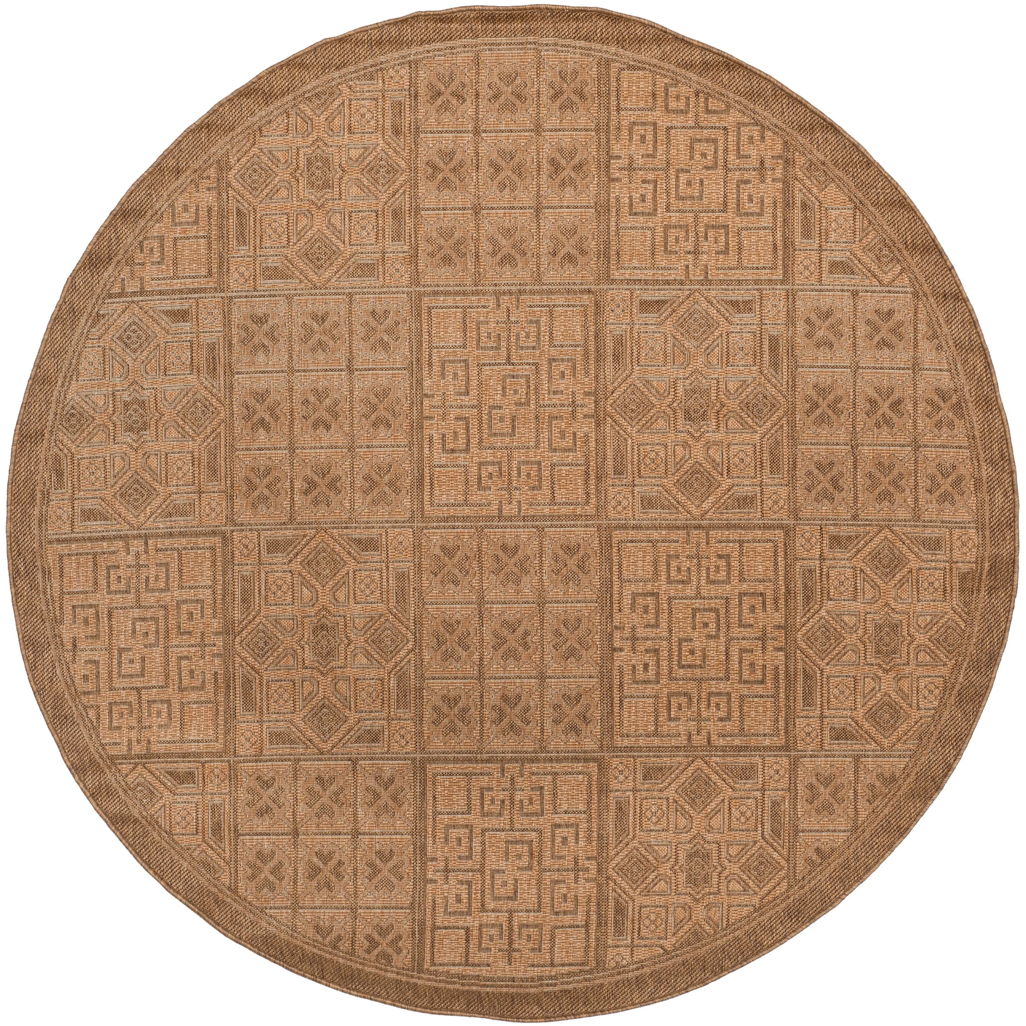 SAFAVIEH Courtyard Syeda Indoor/ Outdoor Waterproof Patio Backyard Rug