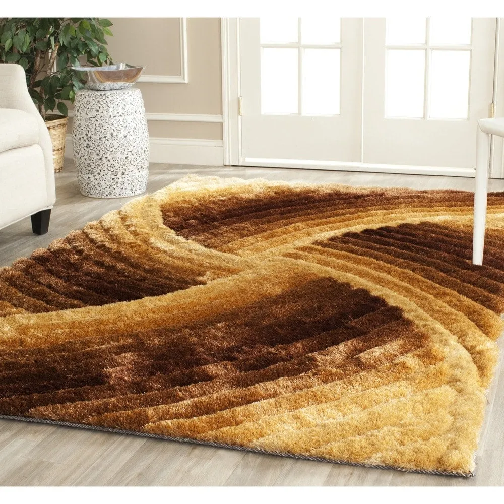 SAFAVIEH Dorena Handmade 3D Shag Rug