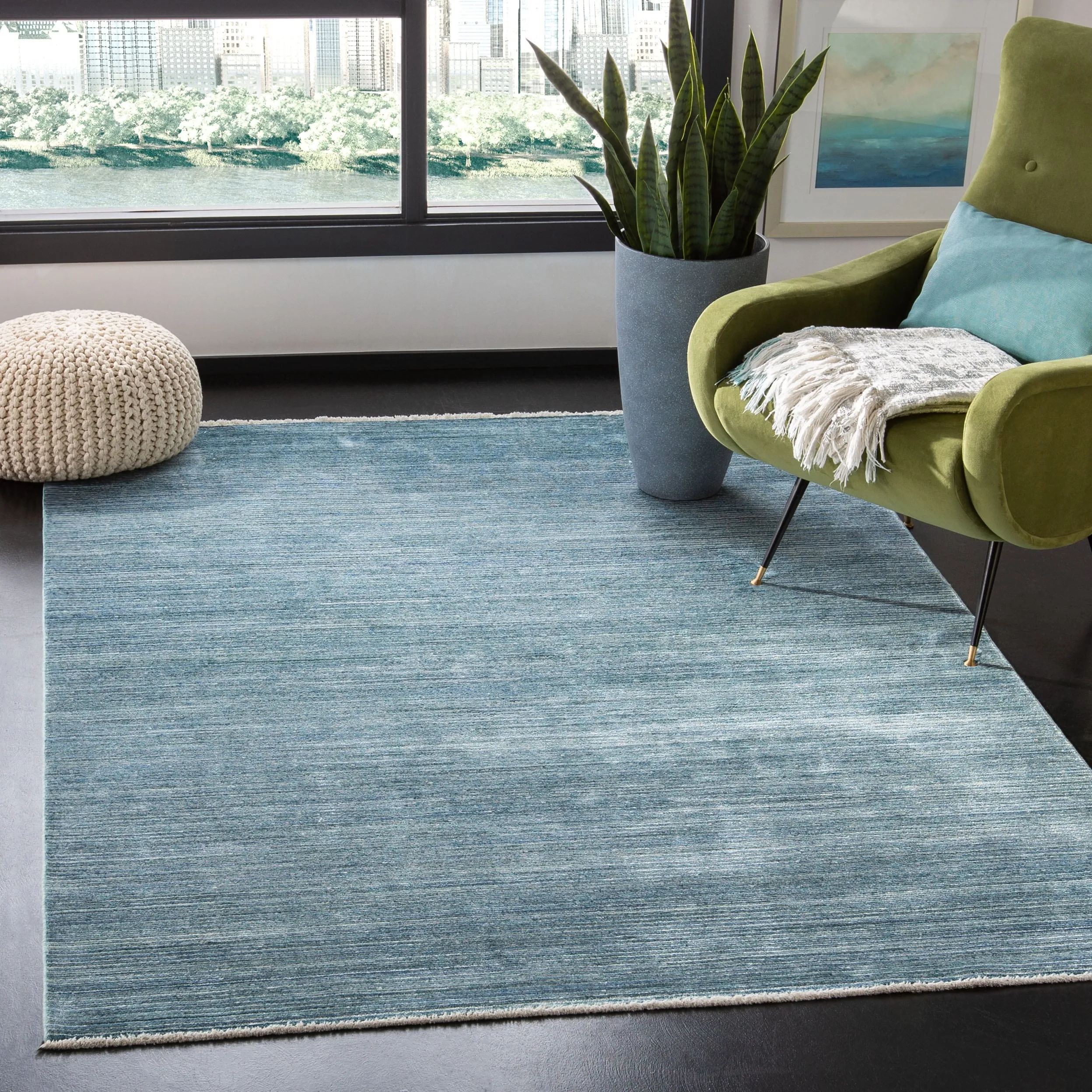 SAFAVIEH Dream Uma-Devi Modern Abstract Viscose Rug