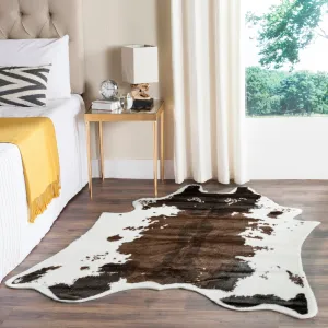 SAFAVIEH Faux Cow Hide Dawne Cabin & Lodge Rug - Brown - 5' x 6' 7