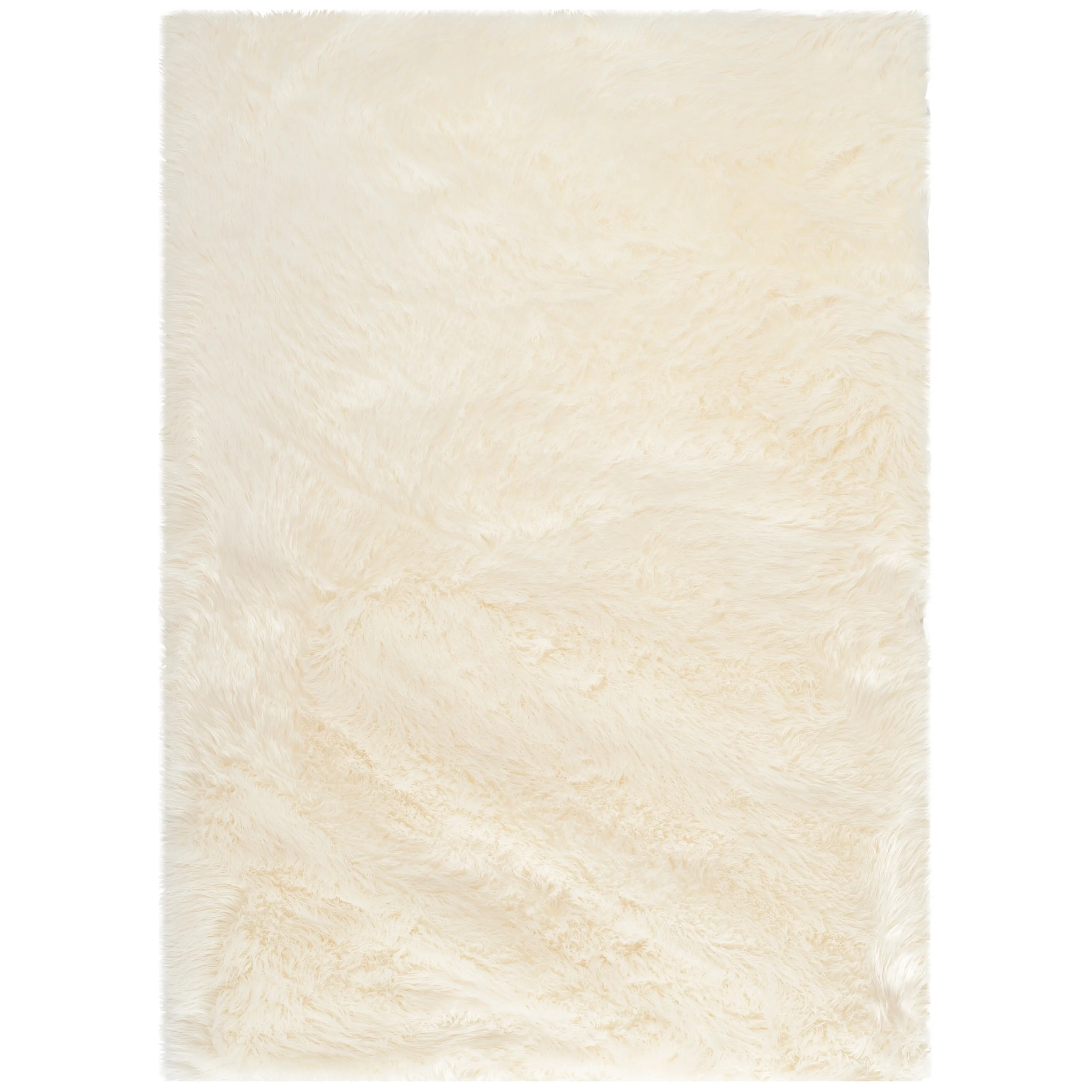 SAFAVIEH Faux Sheep Silke Skin 2.4-inch Thick Rug