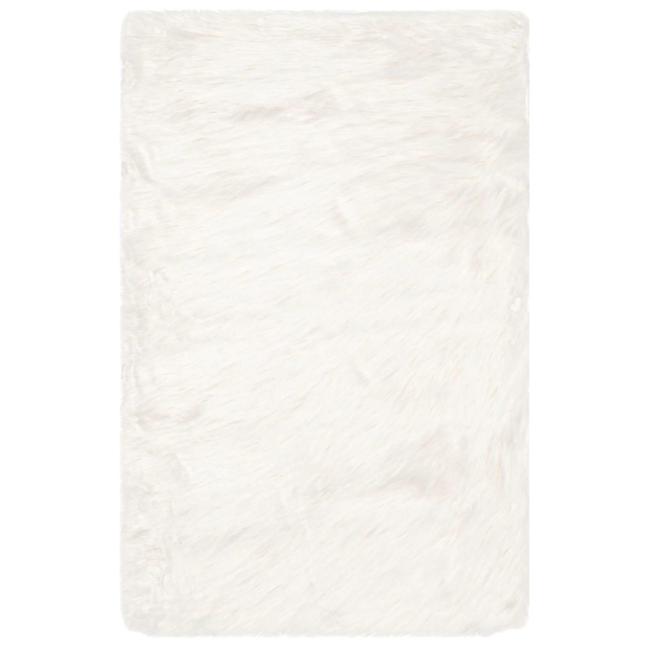 SAFAVIEH Faux Sheep Silke Skin 2.4-inch Thick Rug