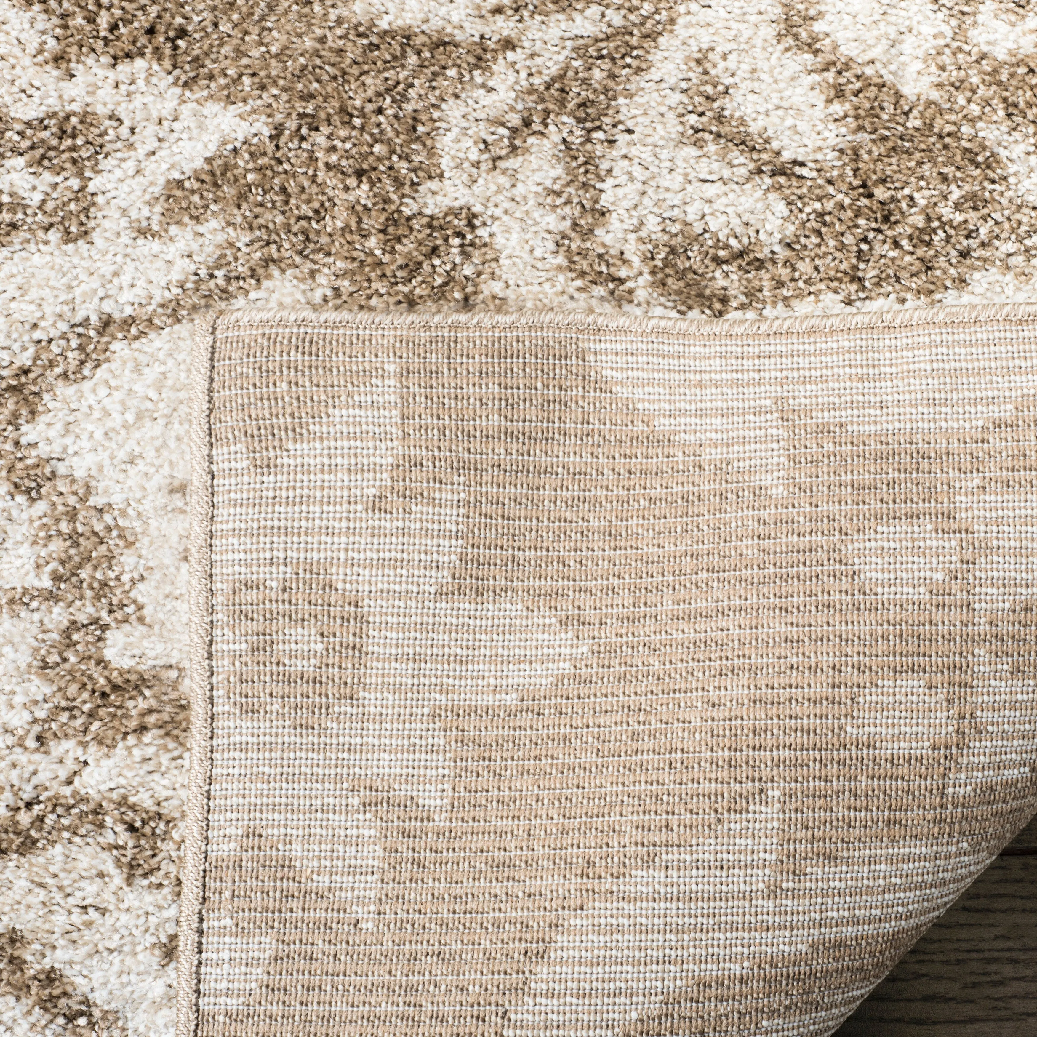 SAFAVIEH Florida Shag Aurkene Floral Damask 1.2-inch Thick Rug