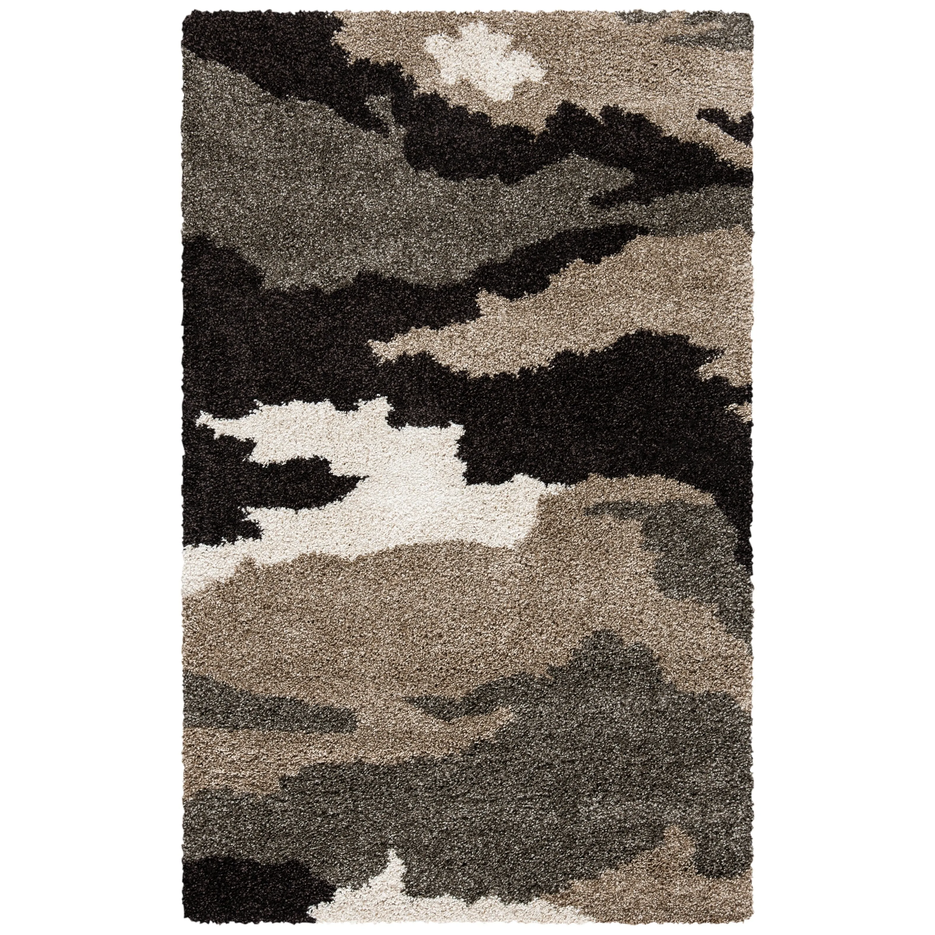 SAFAVIEH Florida Shag Estella Camouflage 1.2-inch Thick Rug