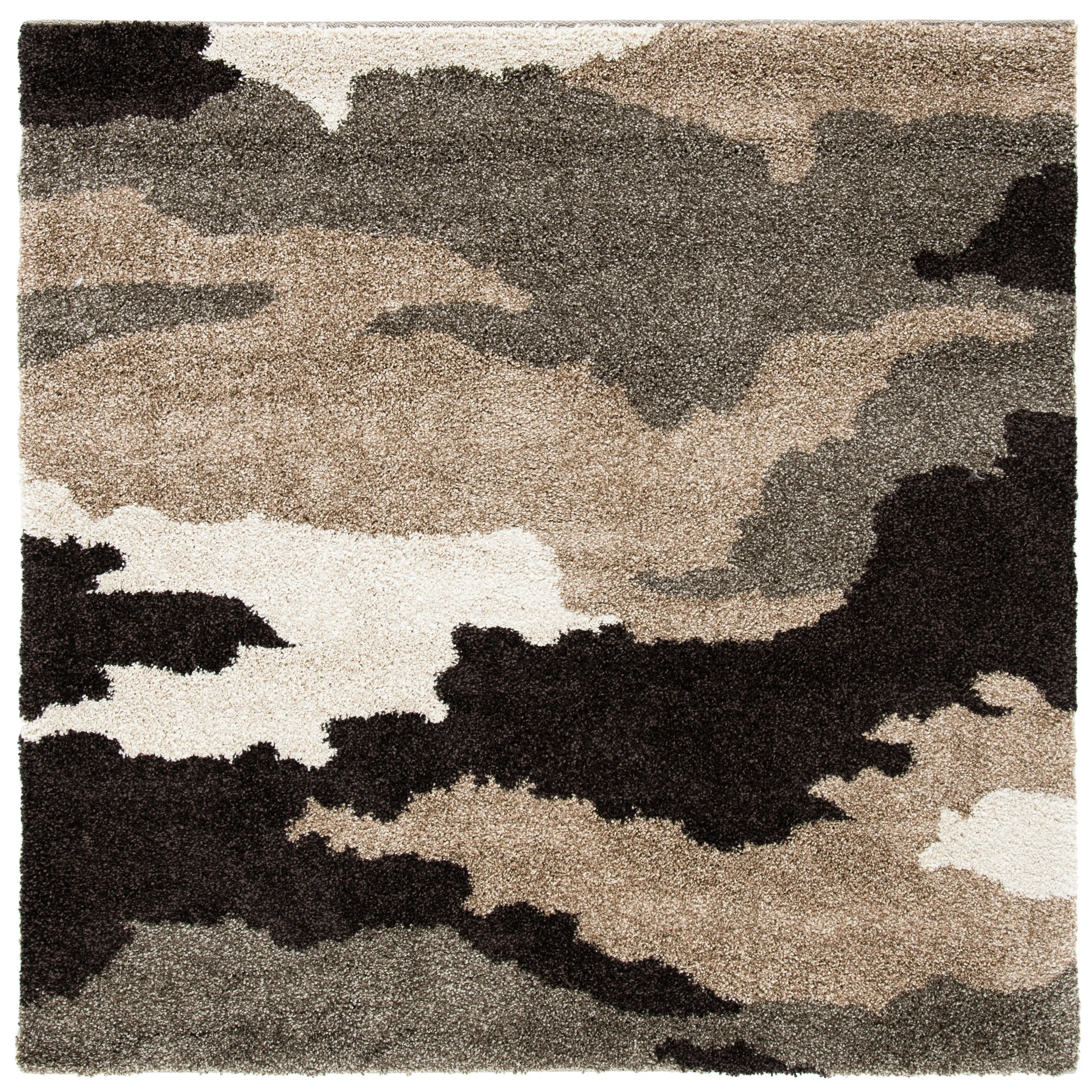 SAFAVIEH Florida Shag Estella Camouflage 1.2-inch Thick Rug