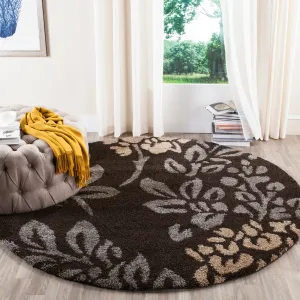 SAFAVIEH. Florida Shag Irmlind Floral Area 1.2-inch Thick Rug