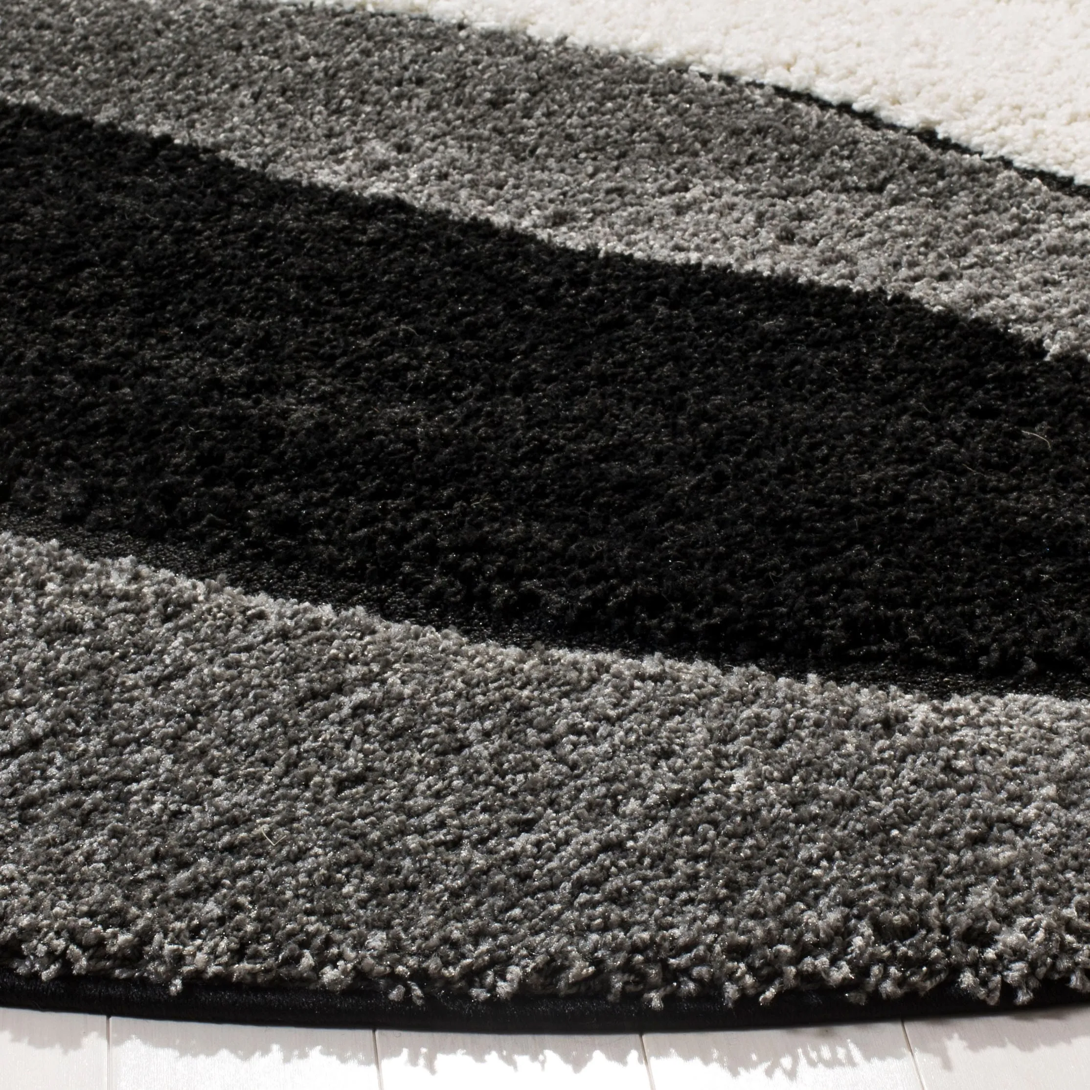 SAFAVIEH Florida Shag Melahat Abstract Wave 1.2-inch Thick Rug