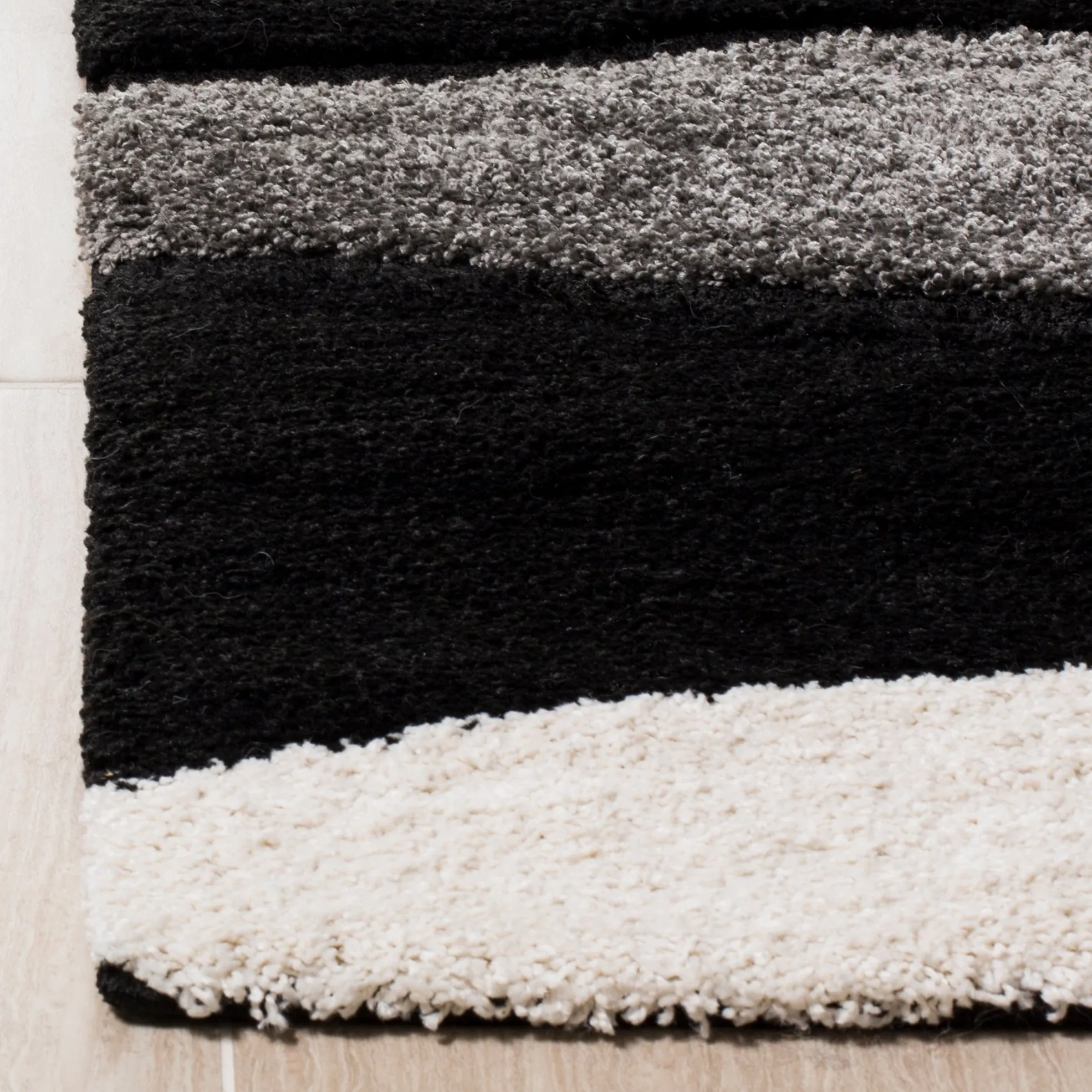SAFAVIEH Florida Shag Melahat Abstract Wave 1.2-inch Thick Rug