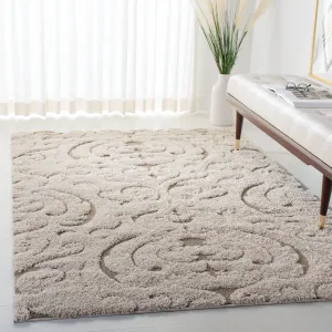 SAFAVIEH. Florida Shag Semire Damask 1.2-inch Thick Rug