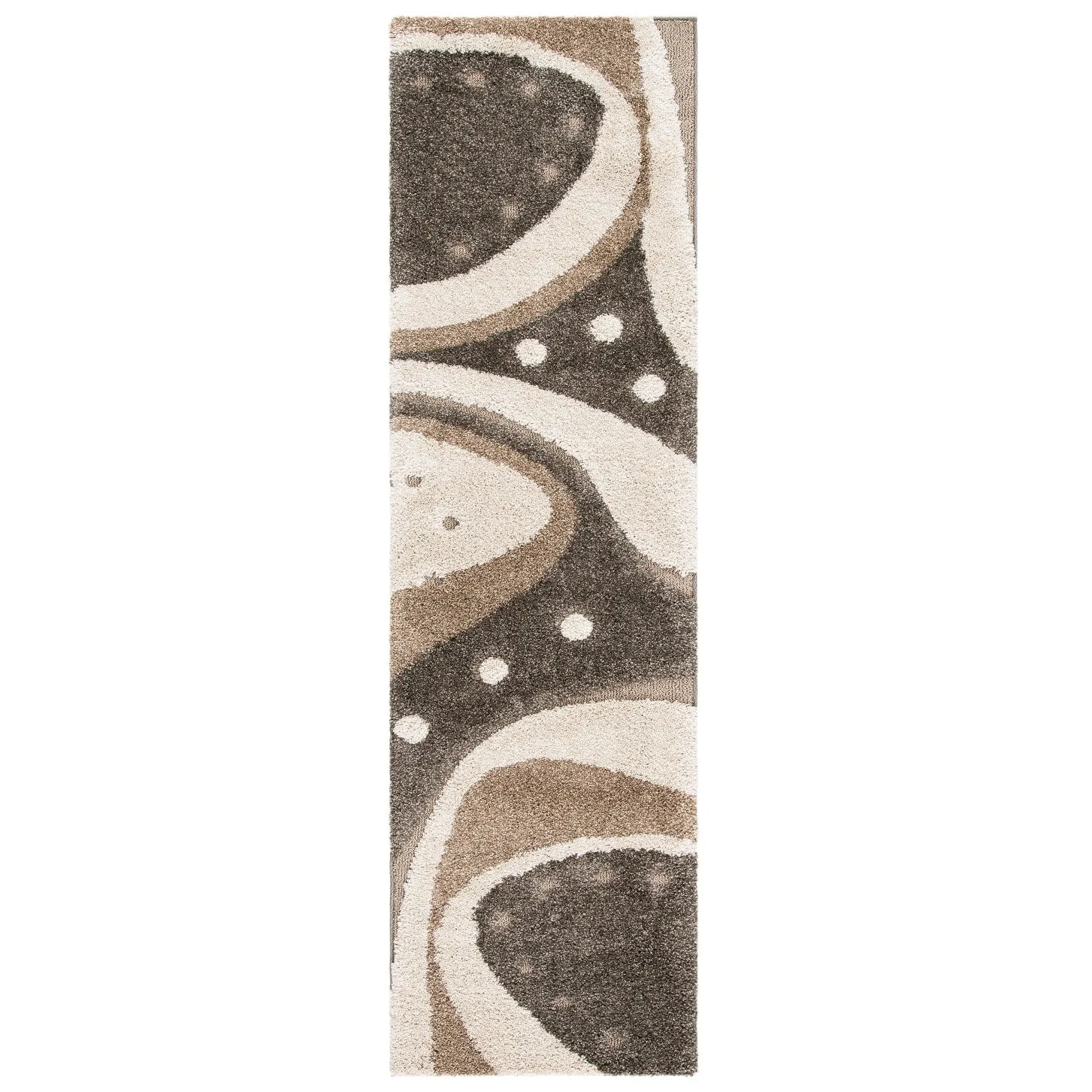 SAFAVIEH Florida Shag Wakaba Abstract 1.2-inch Thick Rug