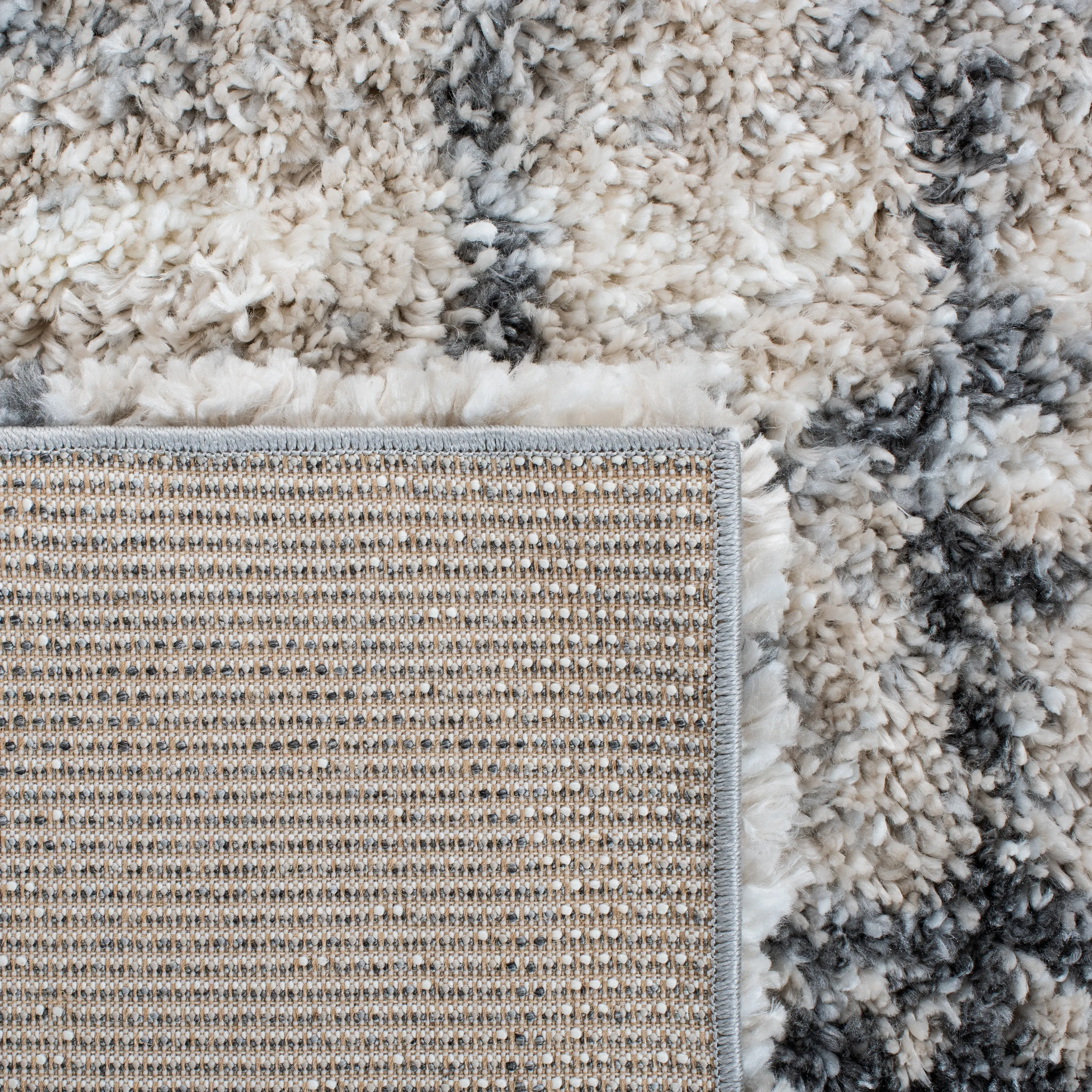 SAFAVIEH Fontana Shag Leftera Modern Abstract 2-inch Thick Rug