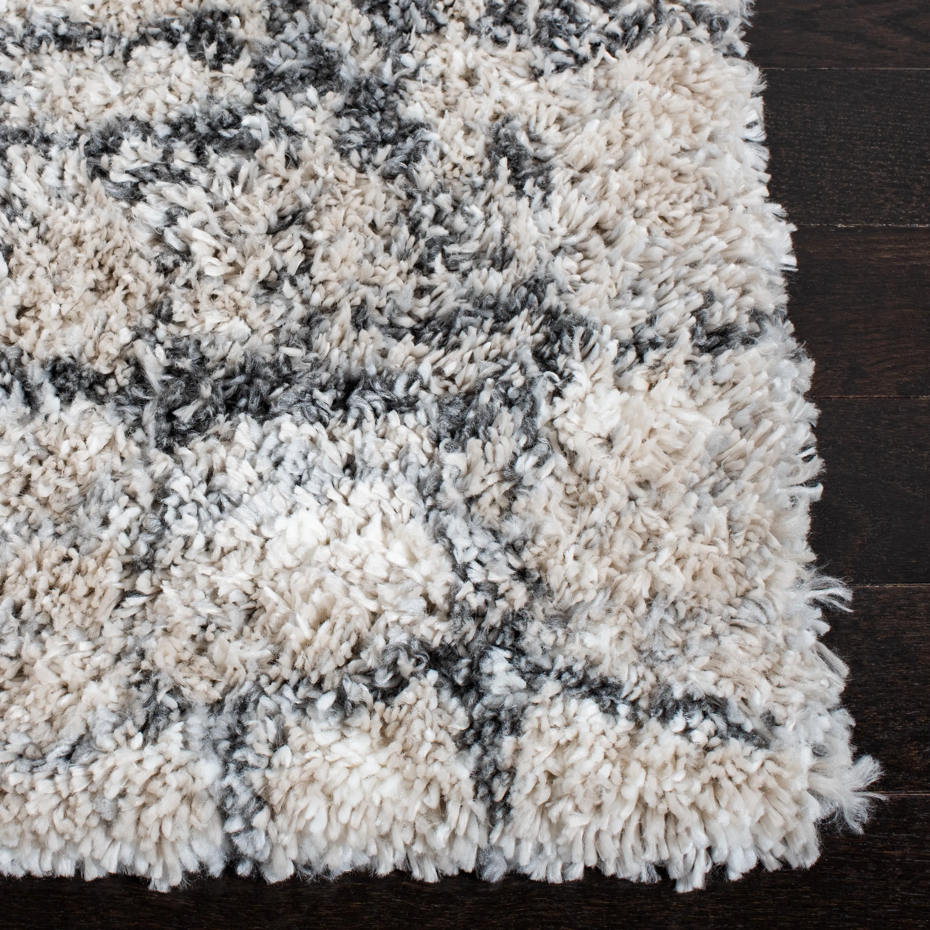 SAFAVIEH Fontana Shag Leftera Modern Abstract 2-inch Thick Rug