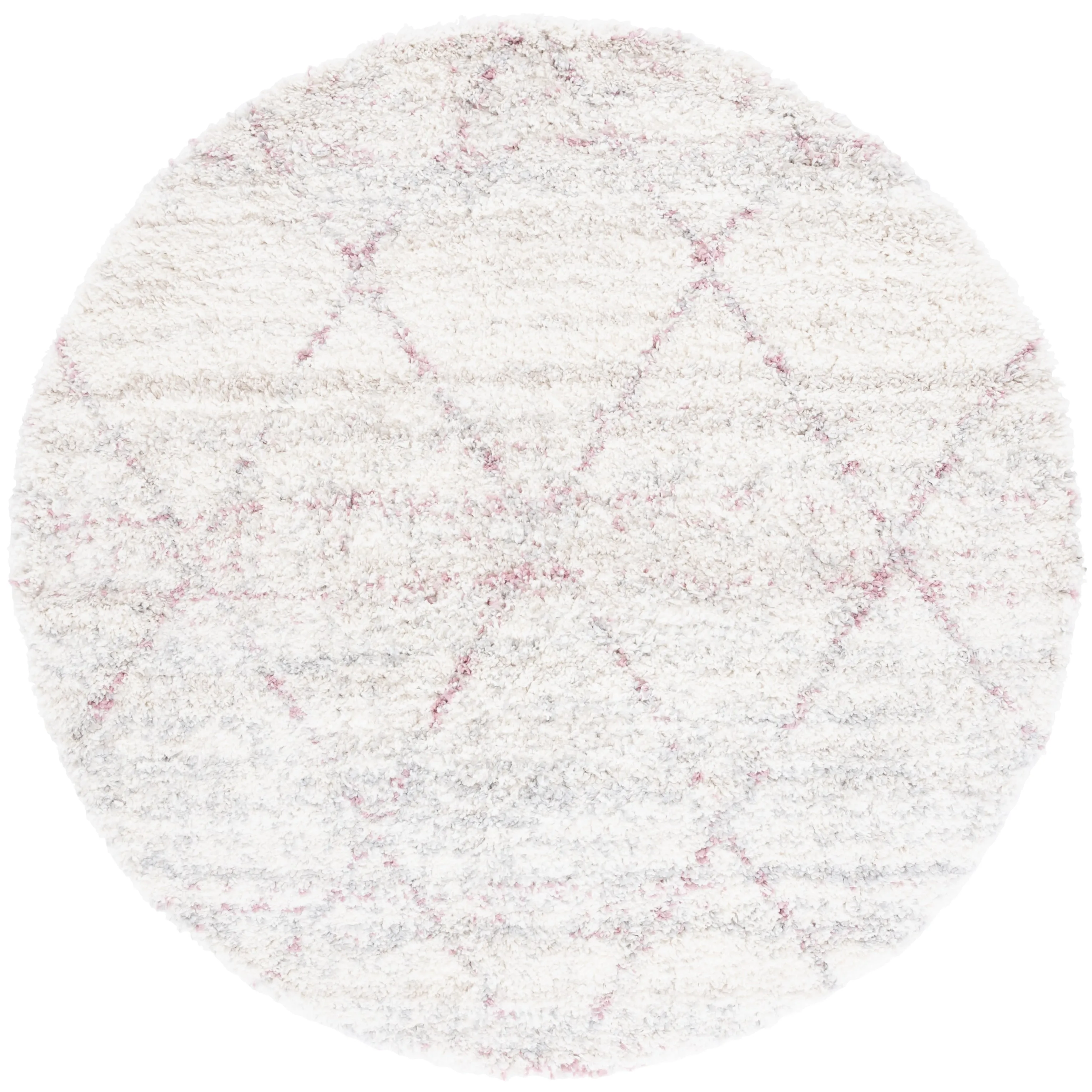 SAFAVIEH Fontana Shag Marye Modern Trellis 2-inch Thick Rug