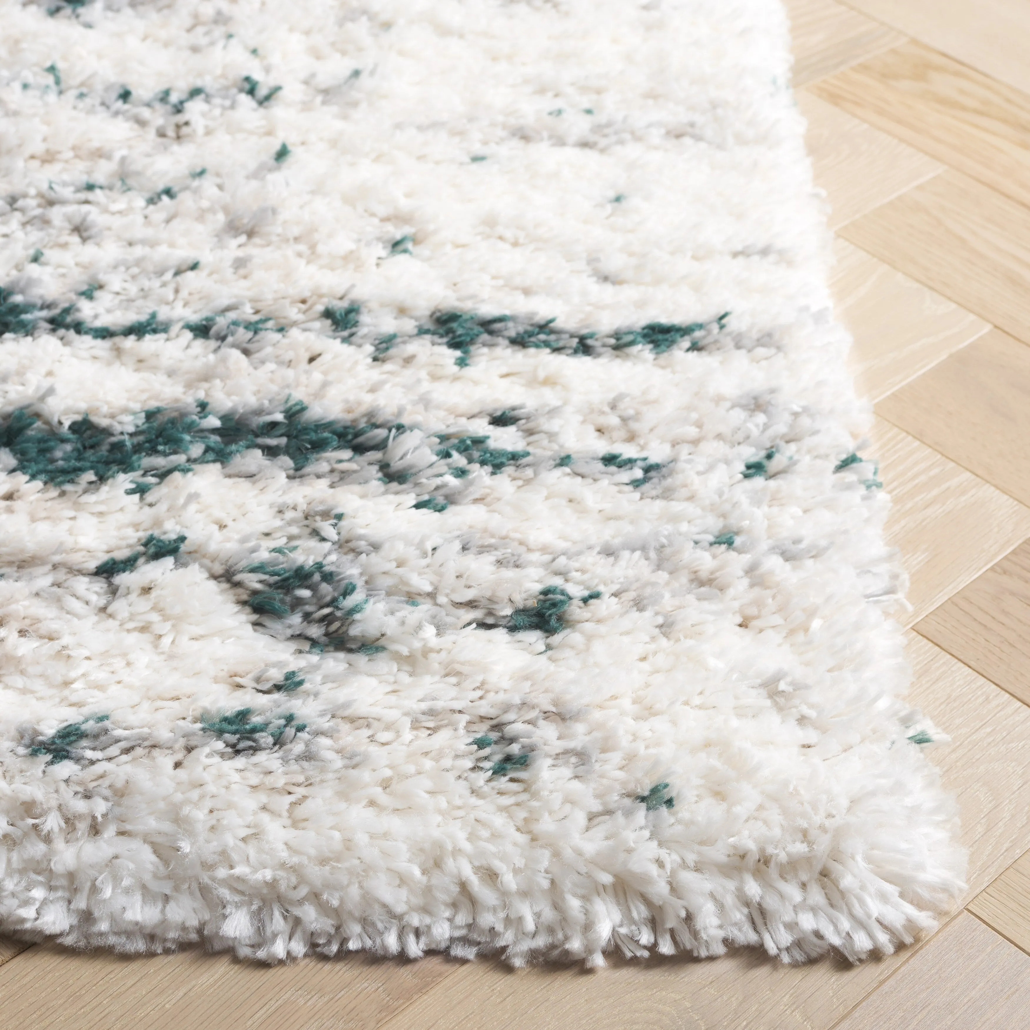 SAFAVIEH Fontana Shag Sadet Modern Abstract 2-inch Thick Rug