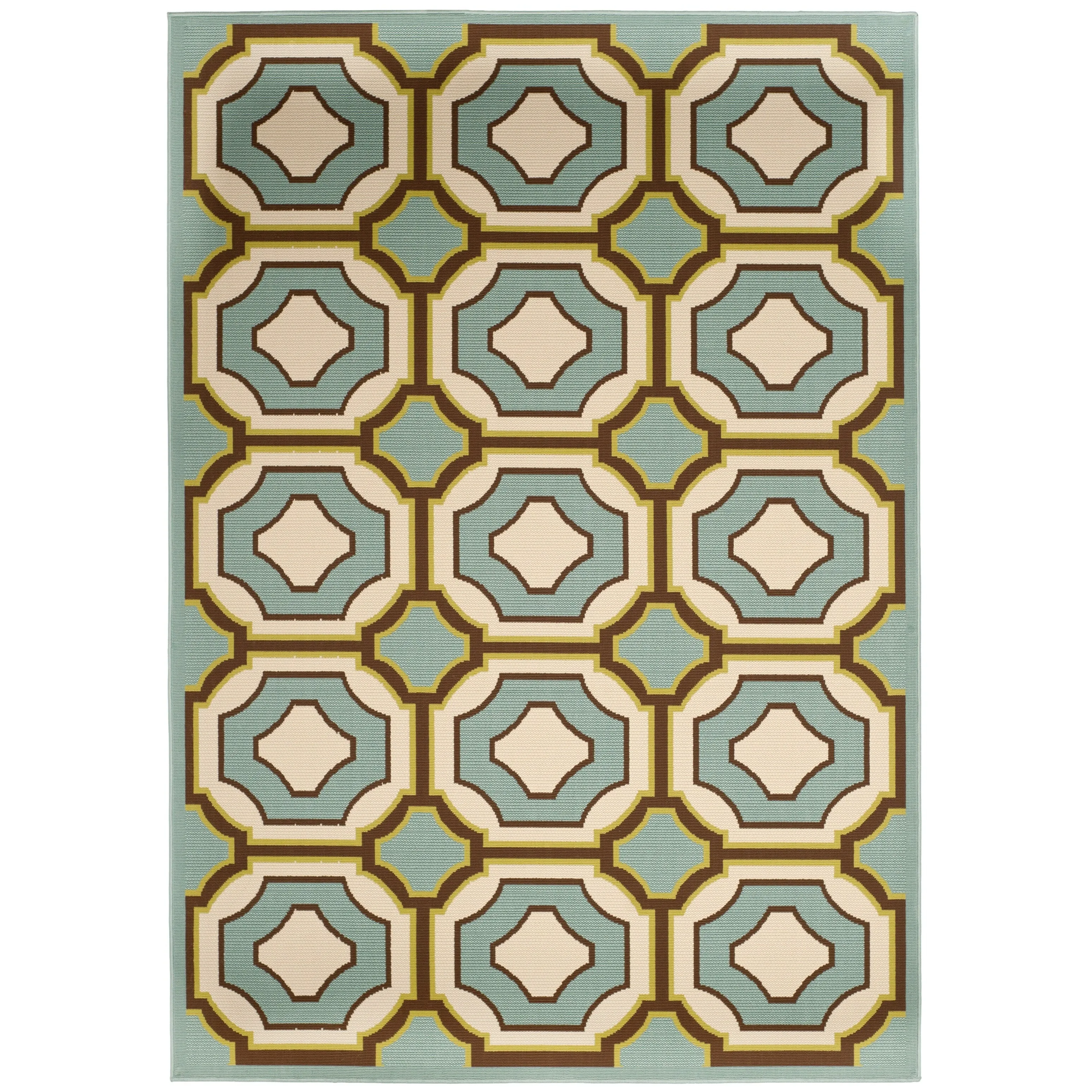 SAFAVIEH Hampton Izat Modern Indoor/ Outdoor Waterproof Patio Backyard