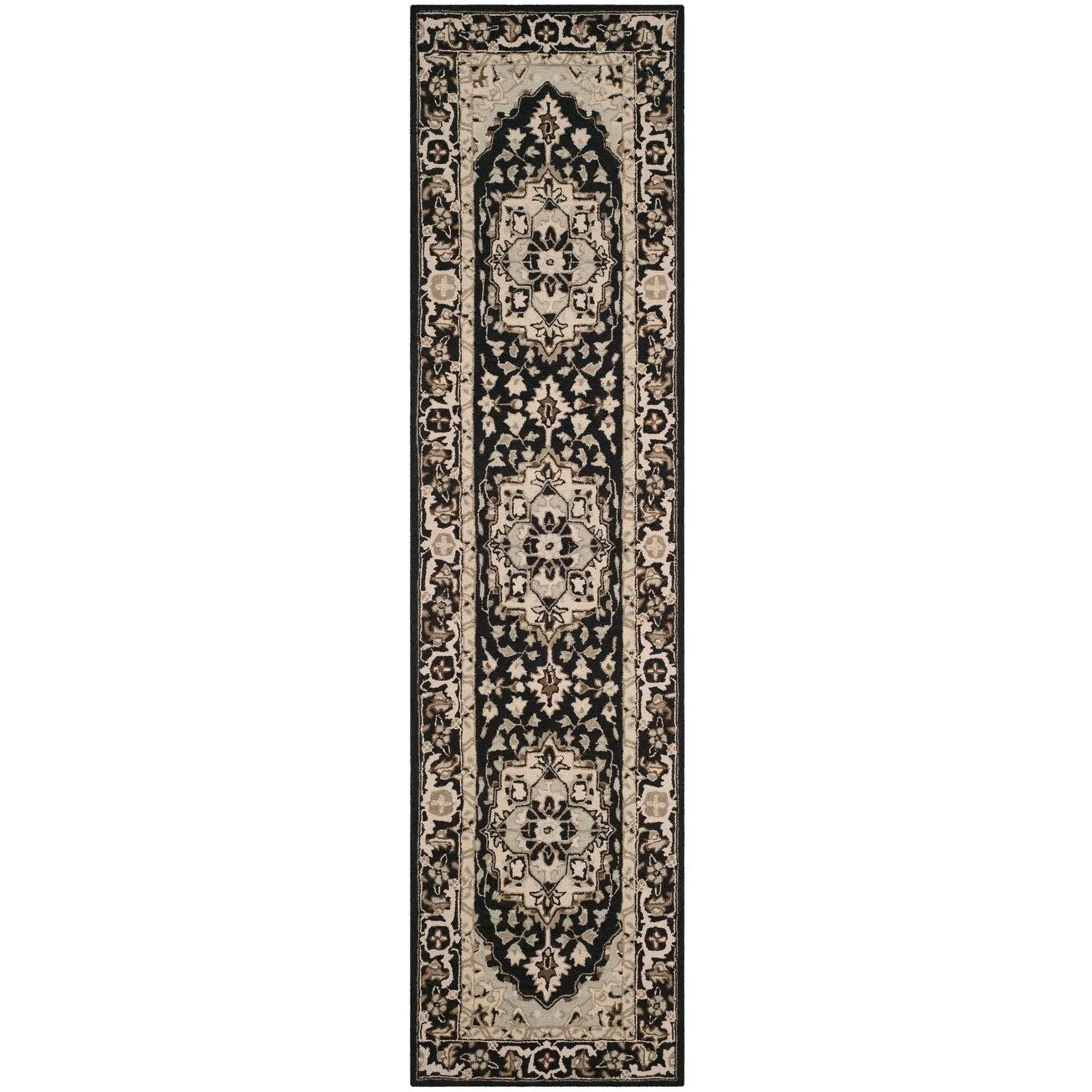 SAFAVIEH Hand-hooked Solbritt Red/ Ivory Wool Rug